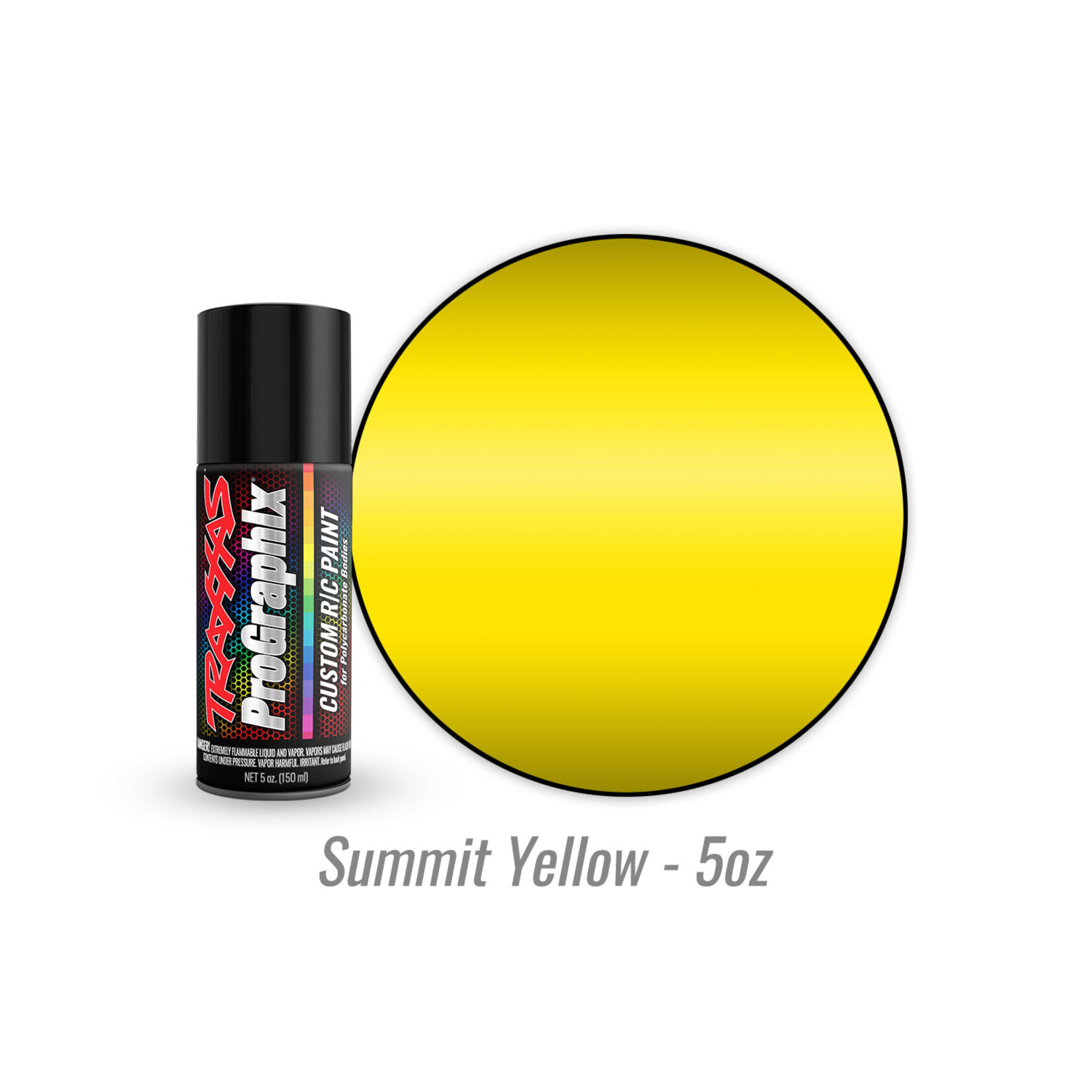 Traxxas 5053 - Summit Yellow - 5oz - Polycarbonate Spray