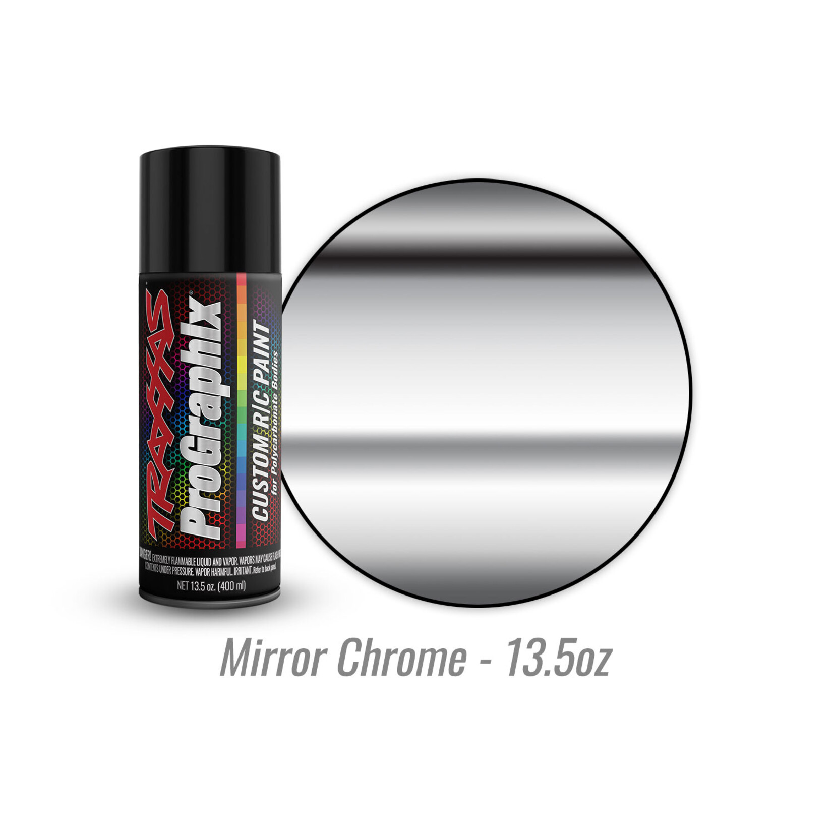 Traxxas 5046X - Mirror Chrome - 13.5oz - Polycarbonate Spray