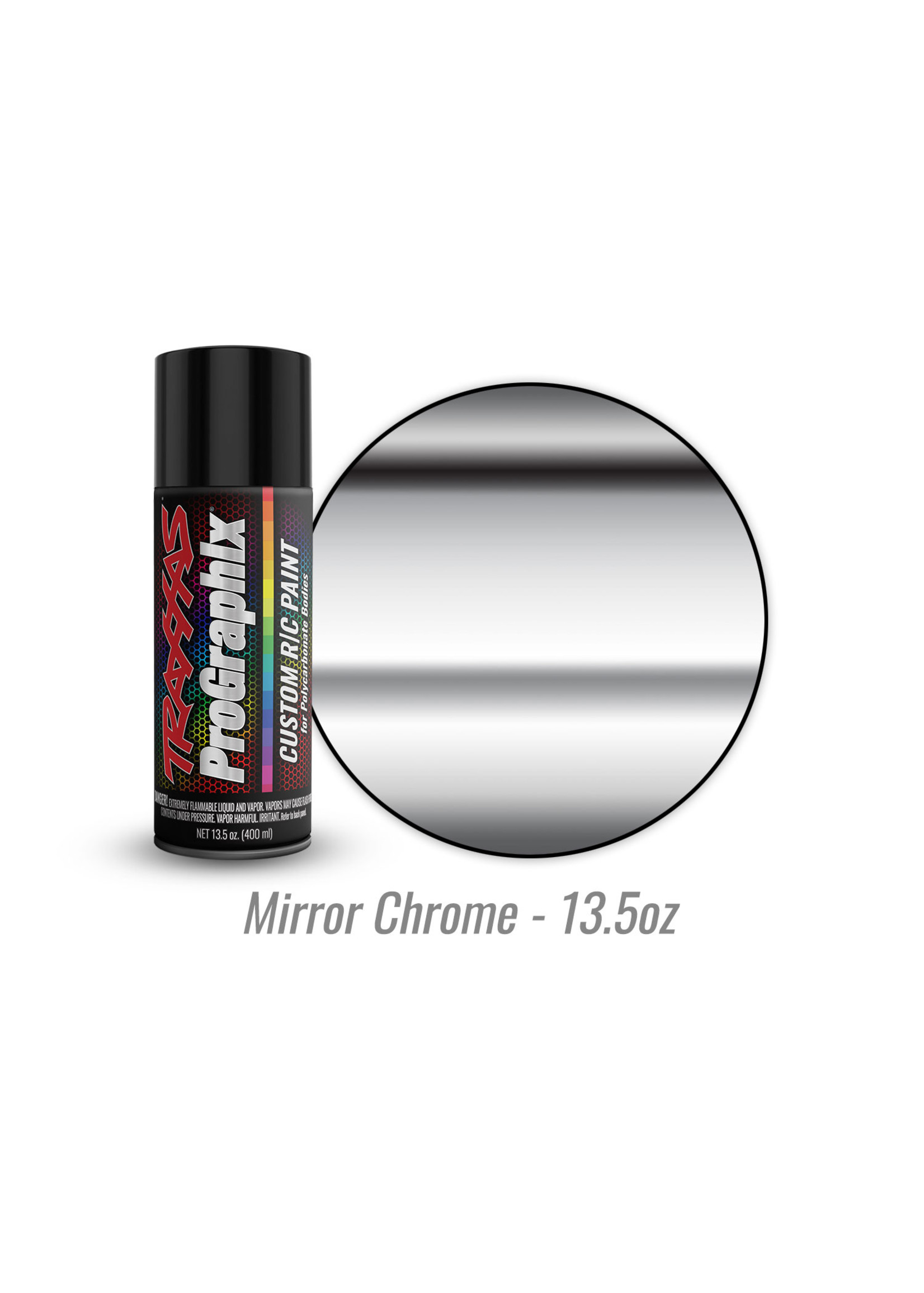 Traxxas 5046X - Mirror Chrome - 13.5oz - Polycarbonate Spray