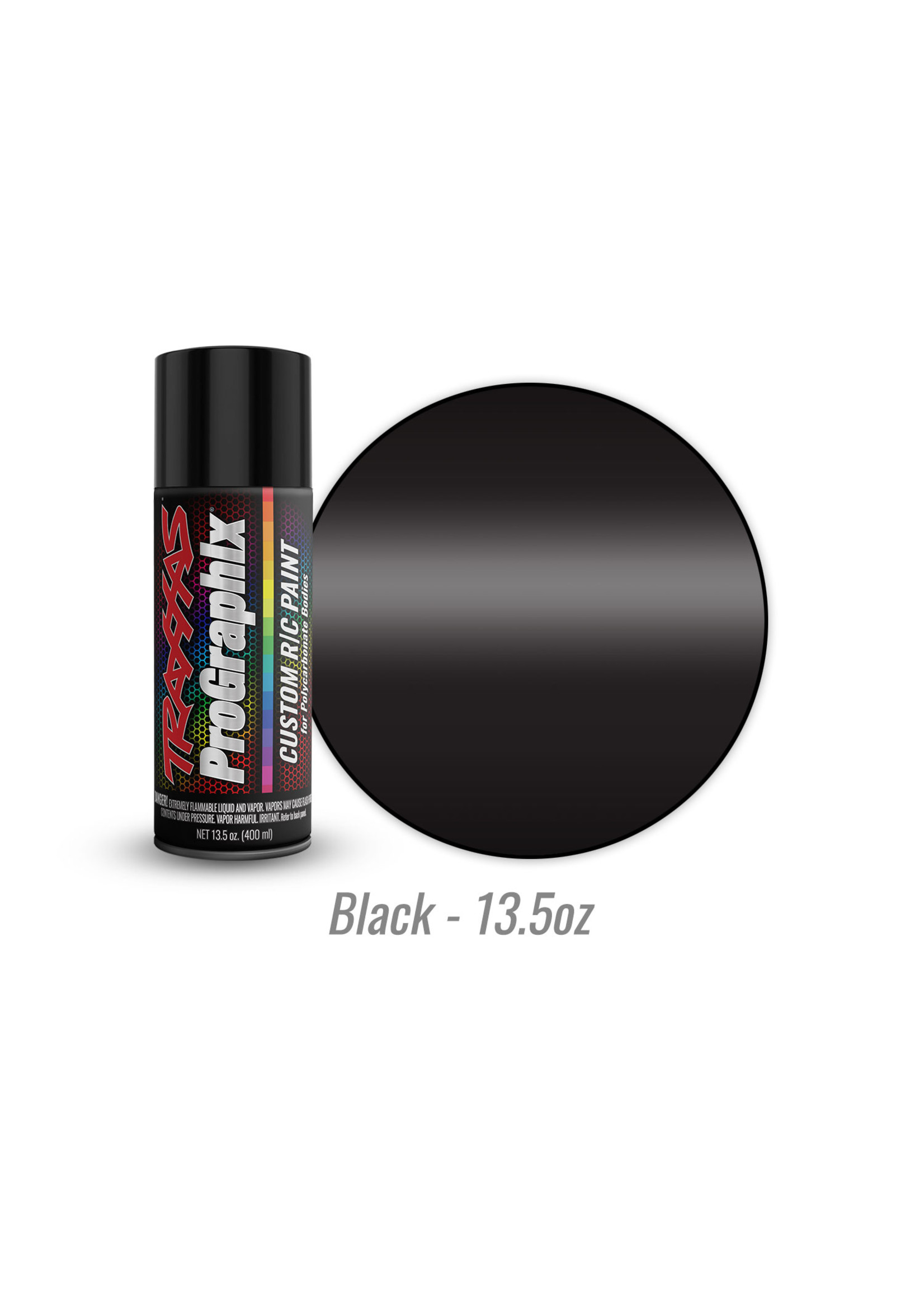 Traxxas 5055X - Black - 13.5oz - Polycarbonate Spray