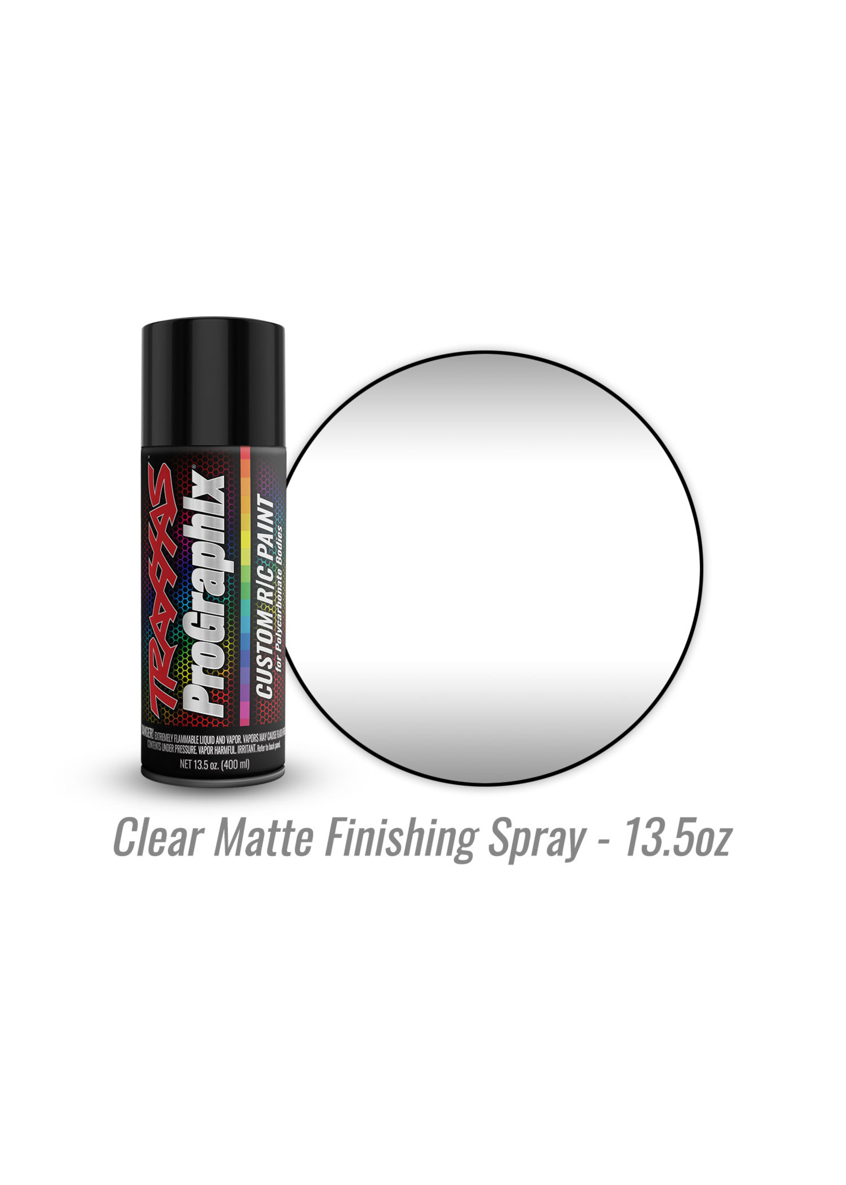 Traxxas 5047X - Clear Matte Finish - 13.5oz - Polycarbonate Spray