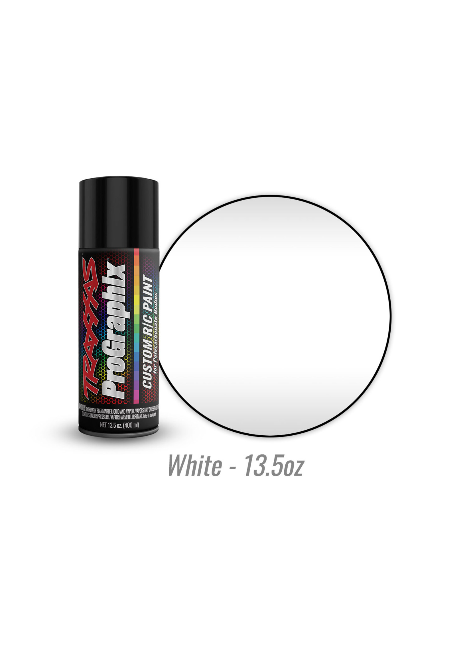 Traxxas 5056X - White - 13.5oz - Polycarbonate Spray