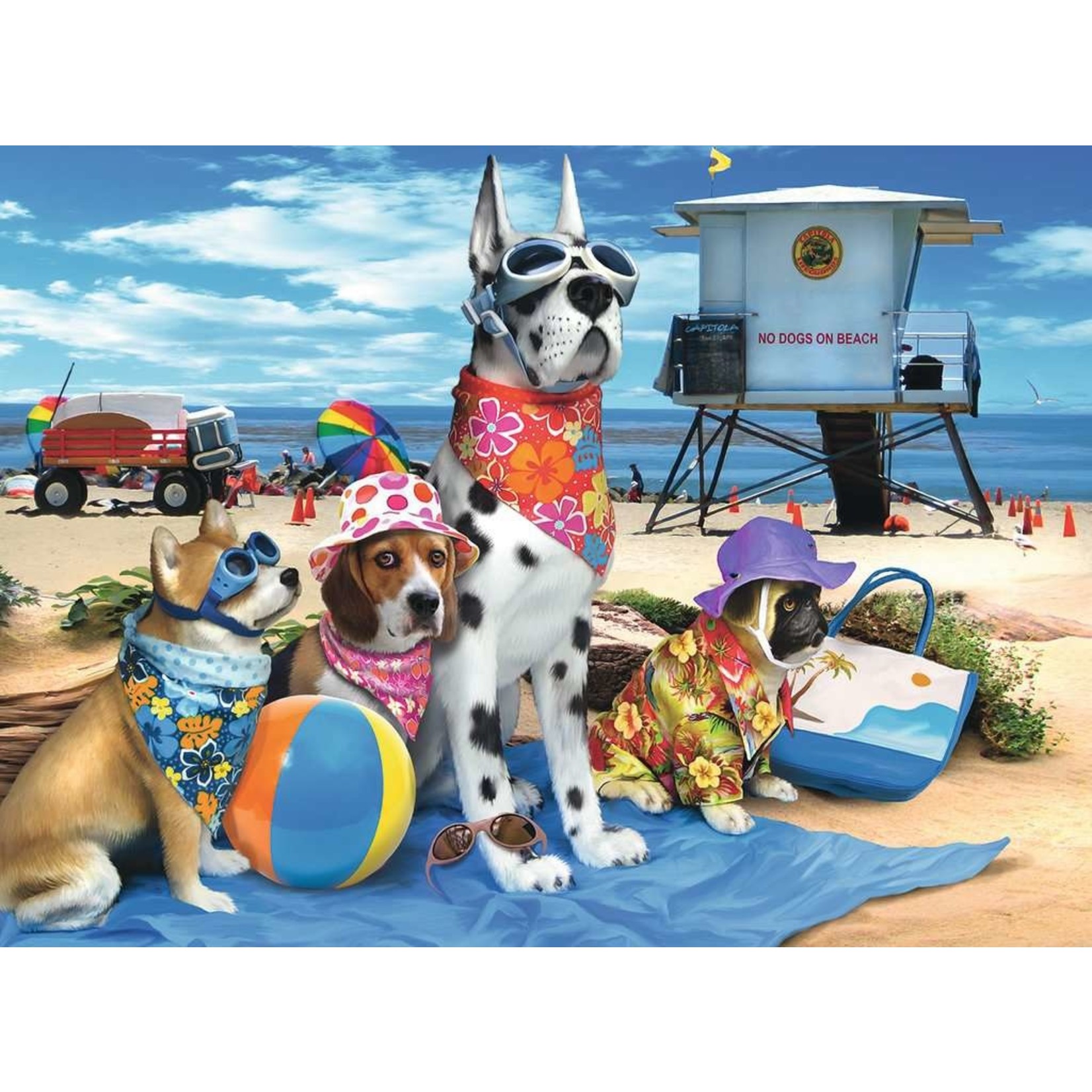 Ravensburger No Dogs on the Beach - 100 Piece Puzzle