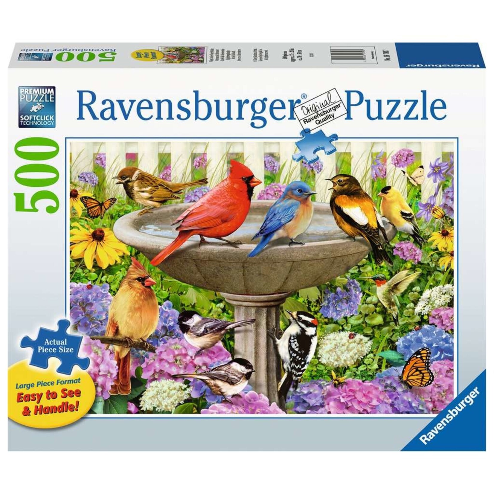 Ravensburger At the Birdbath - 500 Piece Puzzle