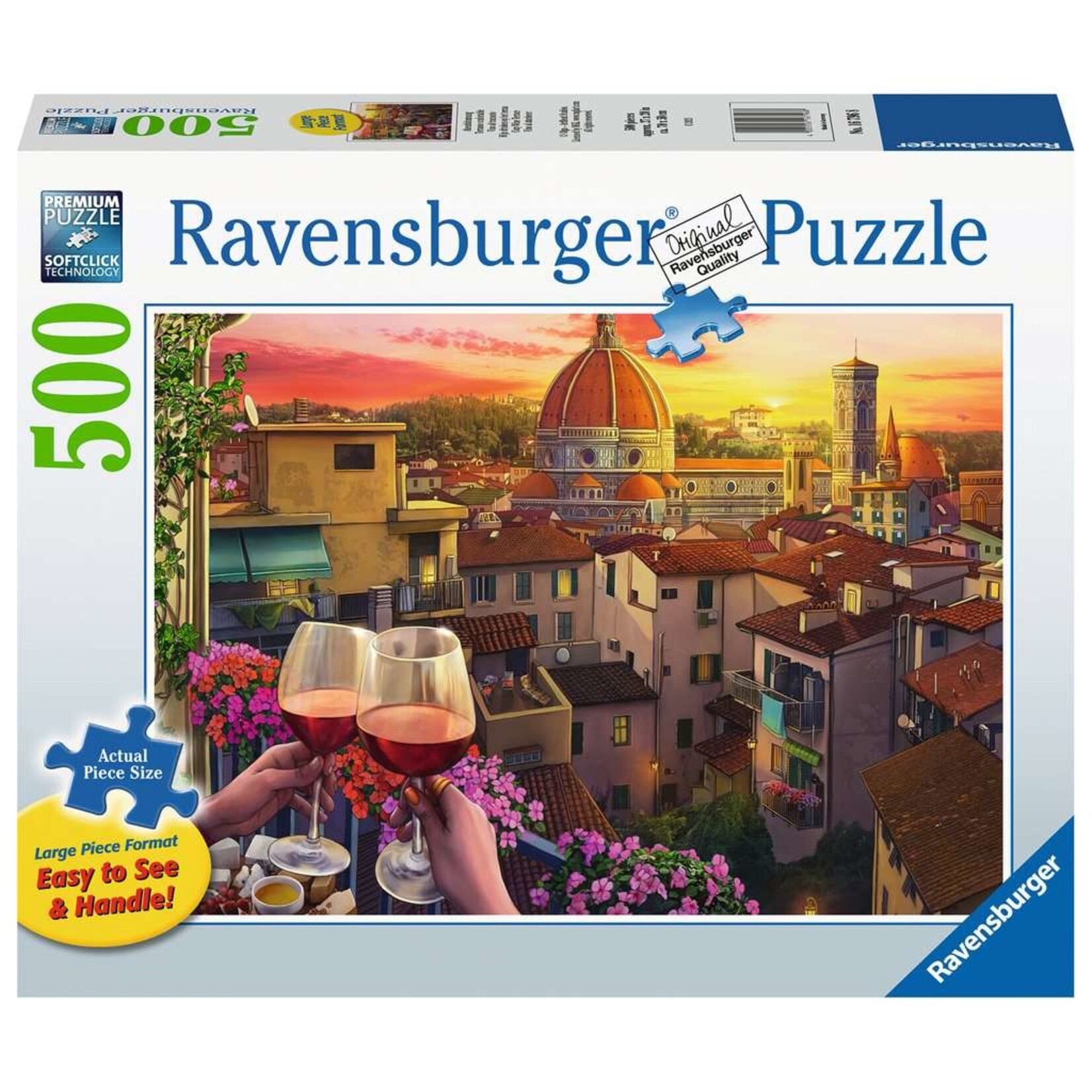 Ravensburger Cozy Wine Terrace - 500 Piece Puzzle