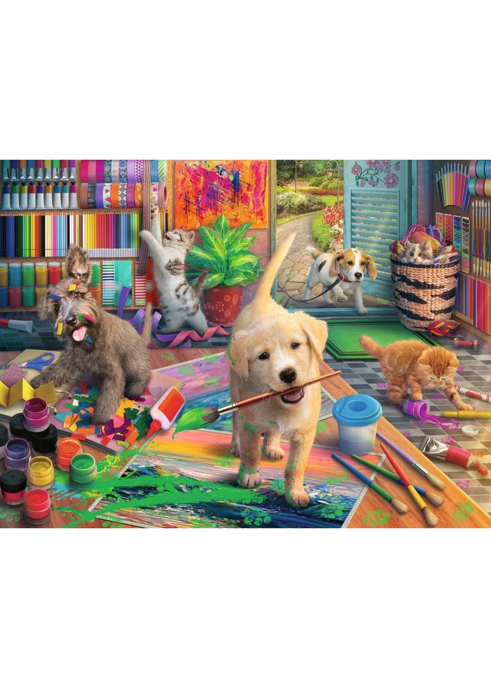 Brand New/Sealed - Ravensburger Dog Ingenuous Eyes 500 Piece Puzzle - Cute  Puppy