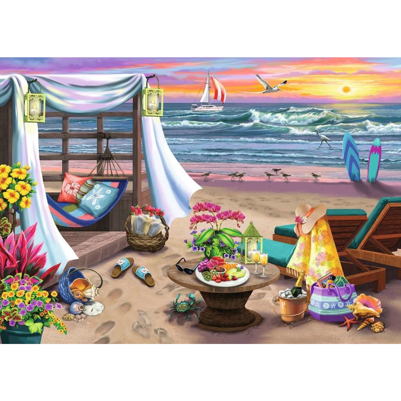 Ravensburger Cabana Retreat - 500 Piece Puzzle
