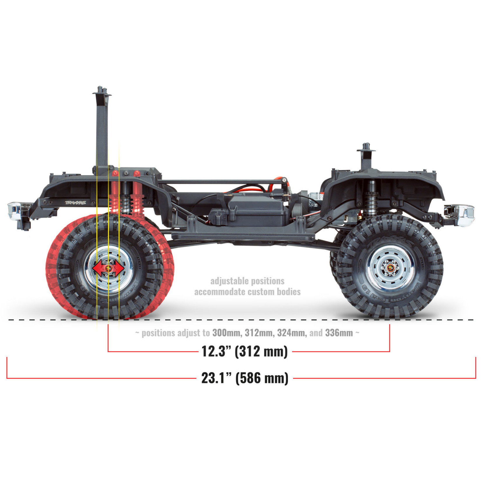 Traxxas 1/10 TRX-4 Trail Crawler Truck w/'79 Chevrolet K5 Blazer Body - Black