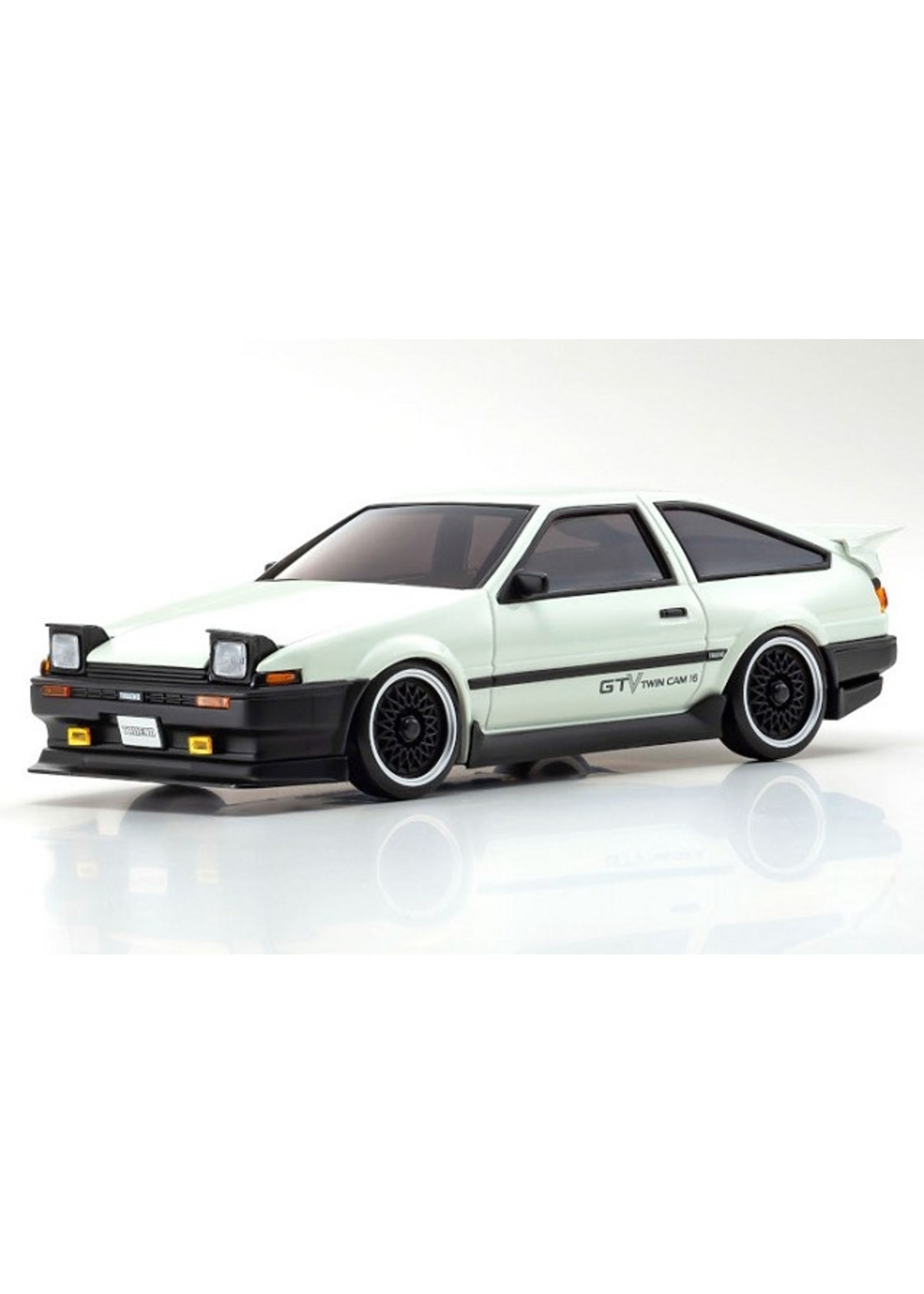 Toyota AE86 RC Car Kyosho MINI-Z AWD Toyota Sprinter Trueno AE86 White ...