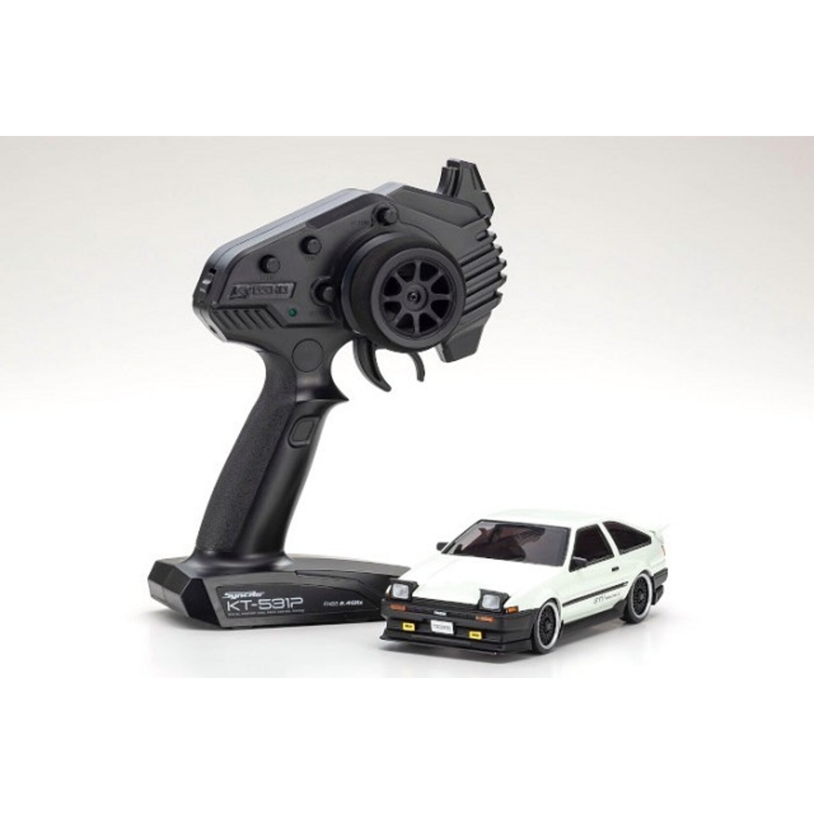 Kyosho 32623GTV - MINI-Z AWD AE86 Sprinter Trueno GTV Toyota White - Readyset