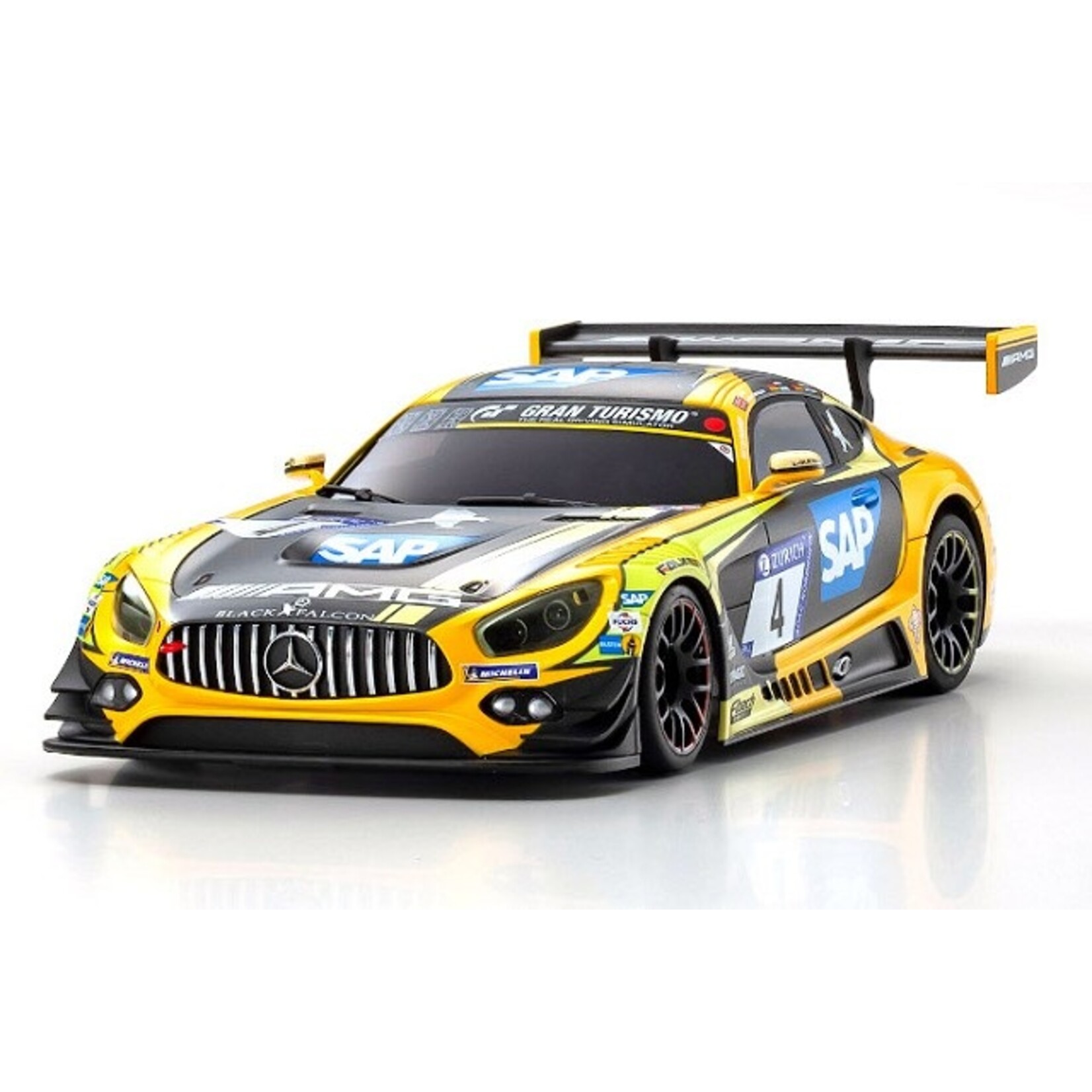 Kyosho MZP241YBK - ASC MR-03W-MM Mercedes-AMG GT3 No.4 24H Nurburgring 2018