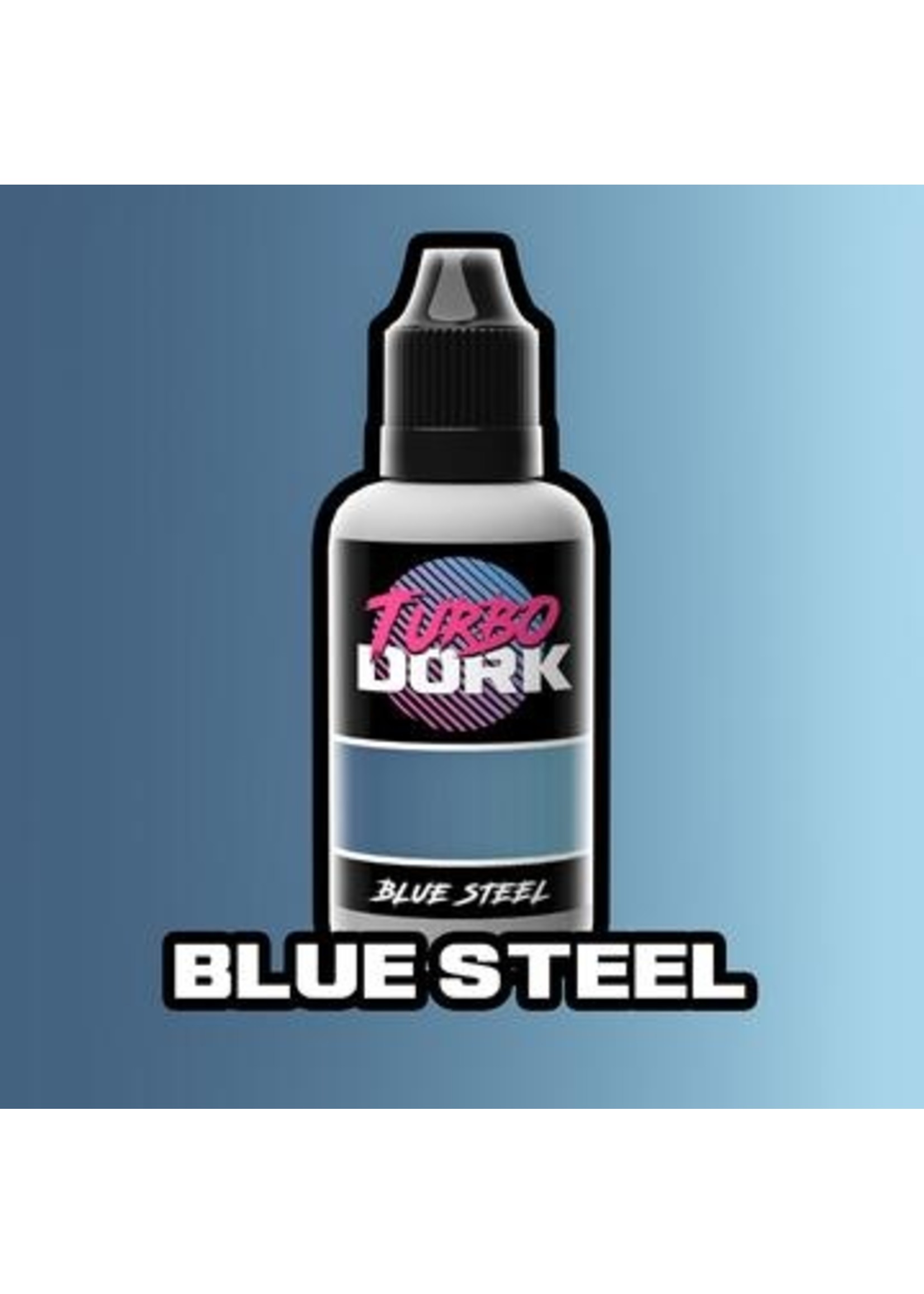 Turbo Dork Blue Steel Metallic Acrylic Paint - 20ml Bottle