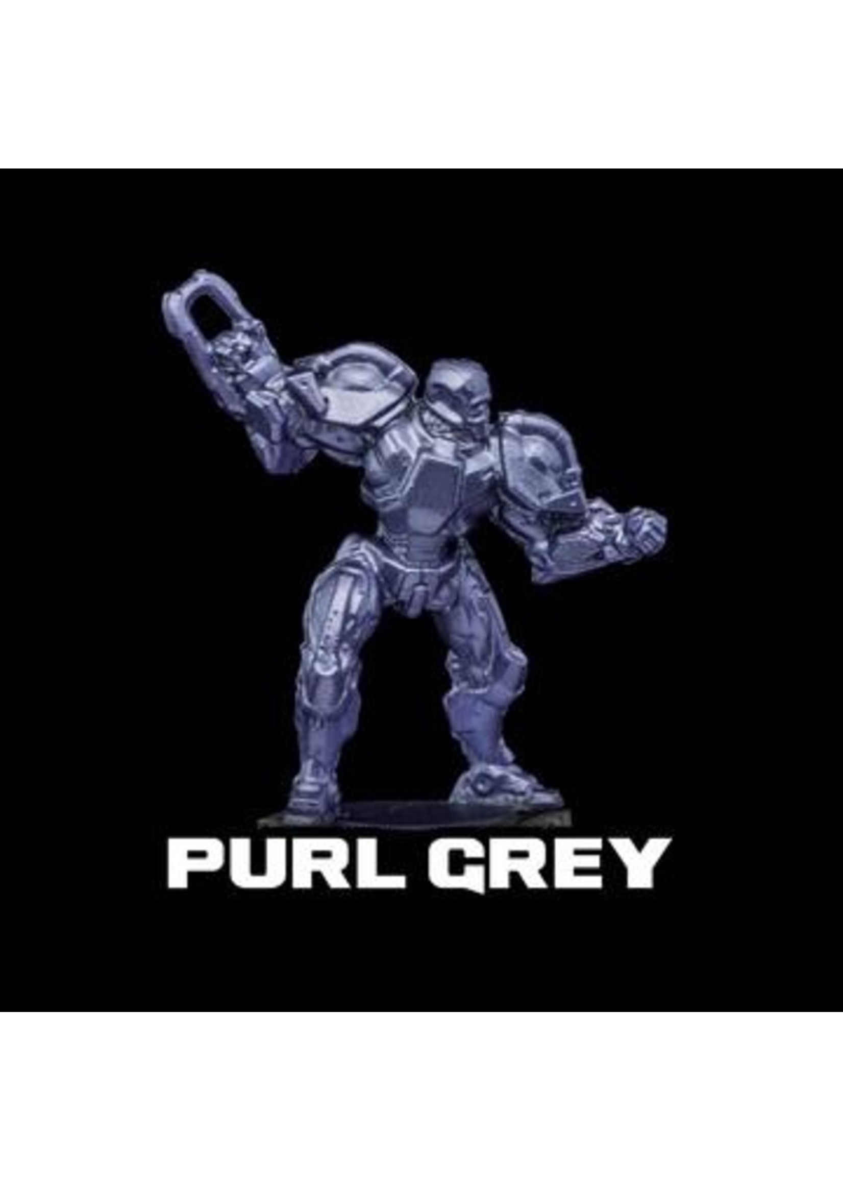 Turbo Dork Purl Grey Metallic Acrylic Paint - 20ml Bottle