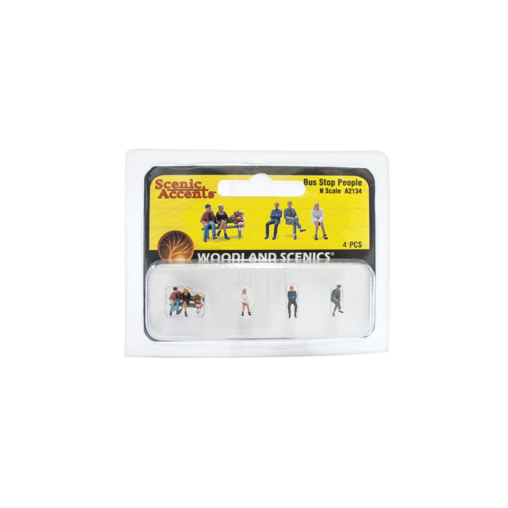 Woodland Scenics A2134 - N Scale Bus Stop People