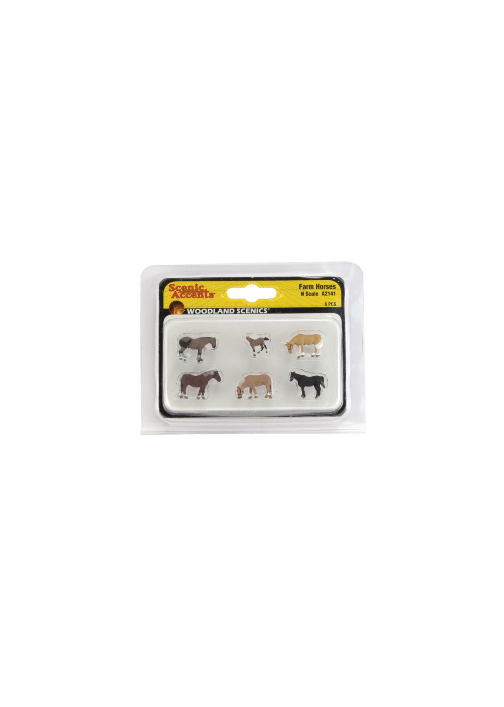 Woodland Scenics A2141 - N Scale Farm Horses