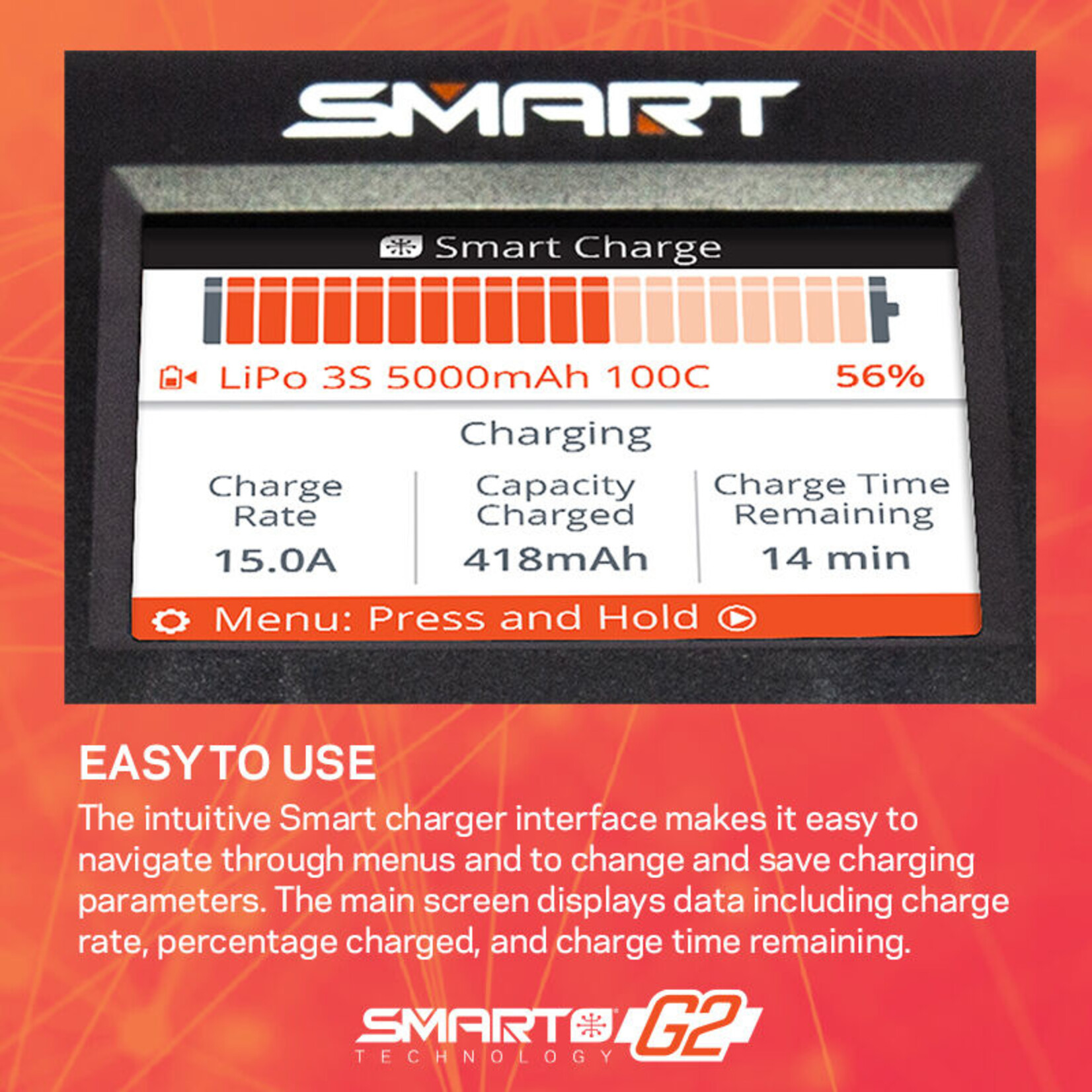 Spektrum SPMXC2010 - S2200 G2 AC 2x200W Smart Charger