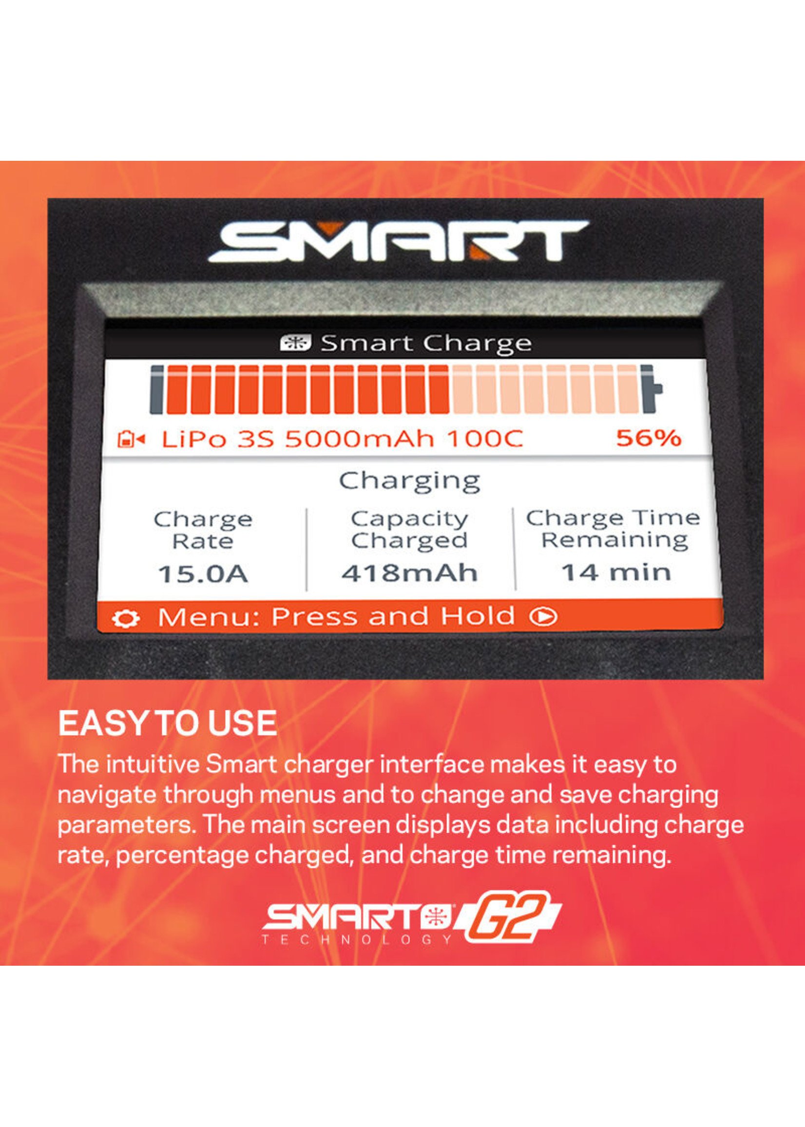 Spektrum SPMXC2010 - S2200 G2 AC 2x200W Smart Charger