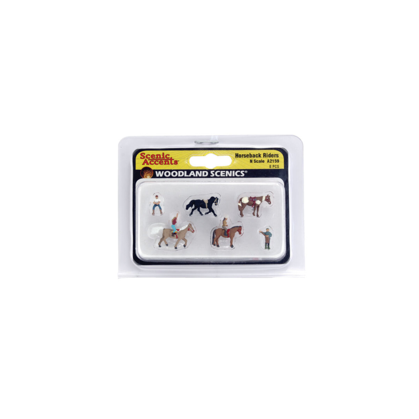 Woodland Scenics A2159 - N Scale Horseback Riders