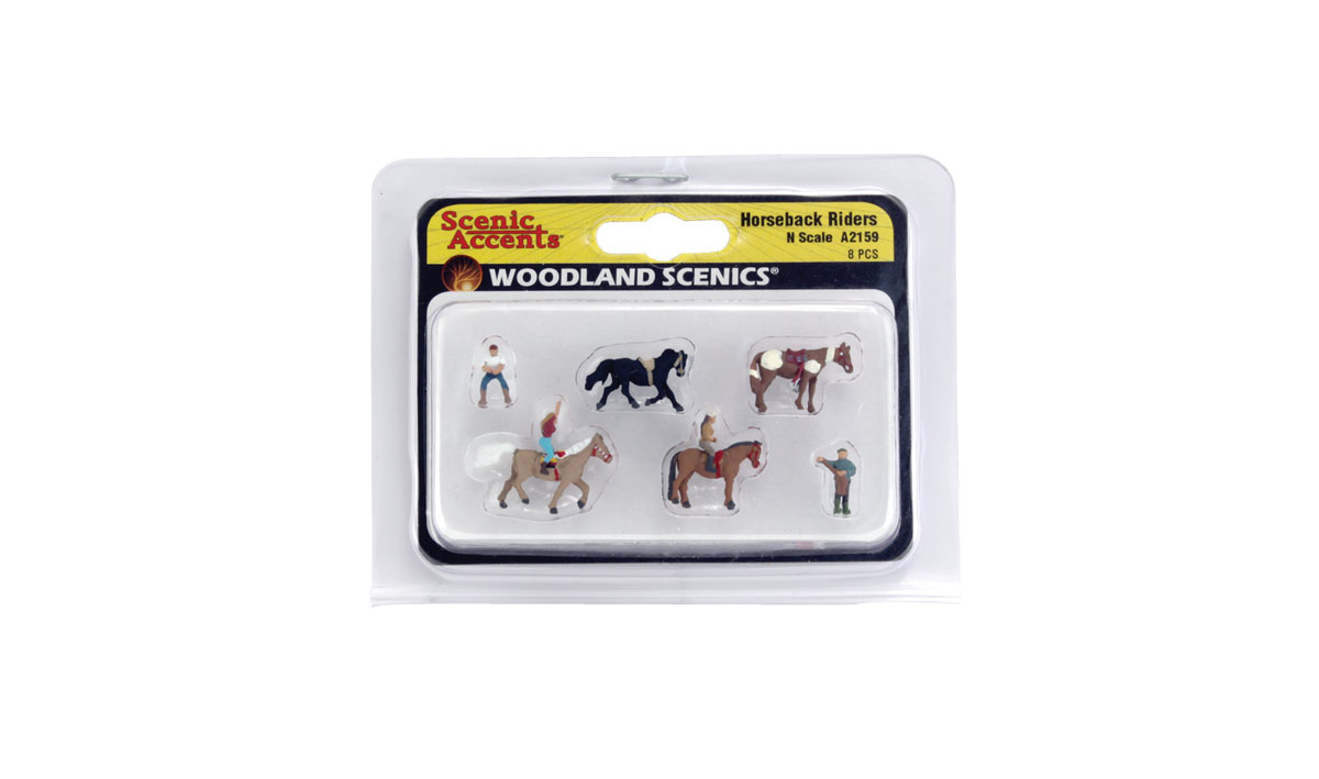 A2159 - N Scale Horseback Riders