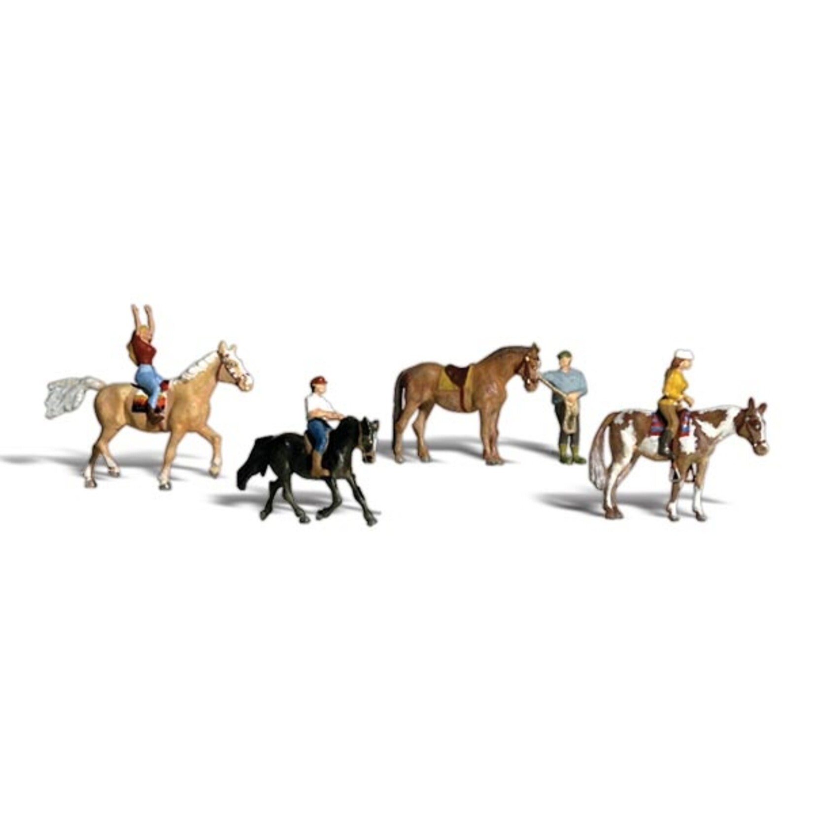 Woodland Scenics A2159 - N Scale Horseback Riders