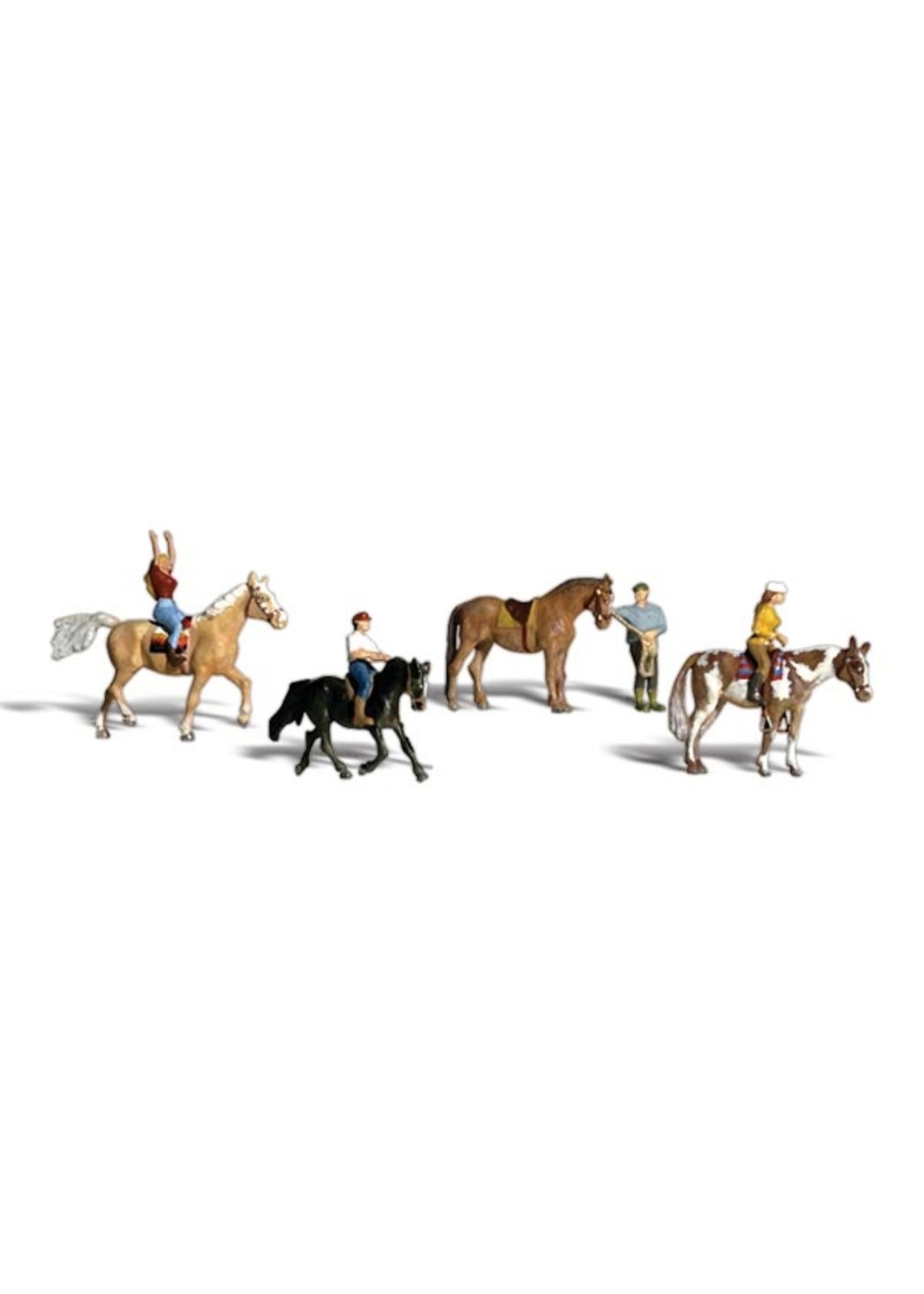 Woodland Scenics A2159 - N Scale Horseback Riders