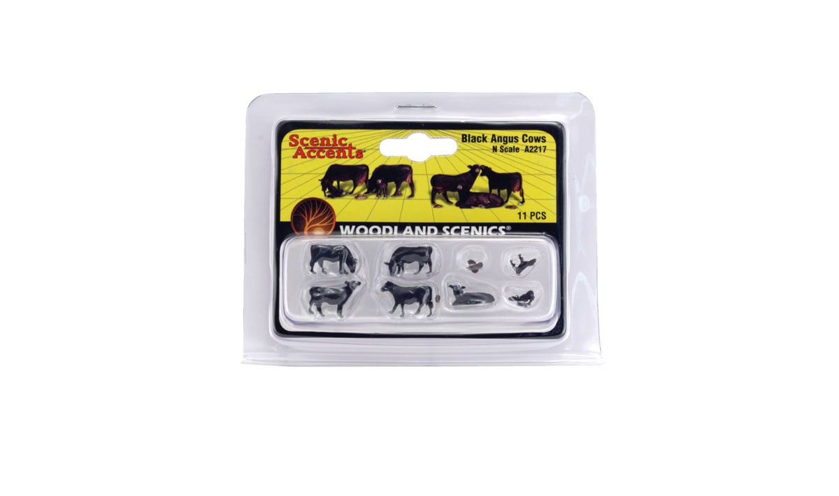 A2217 - N Scale Black Angus Cows