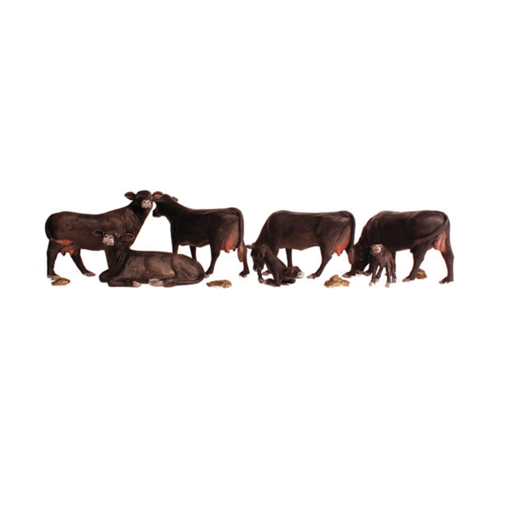 Woodland Scenics A2217 - N Scale Black Angus Cows
