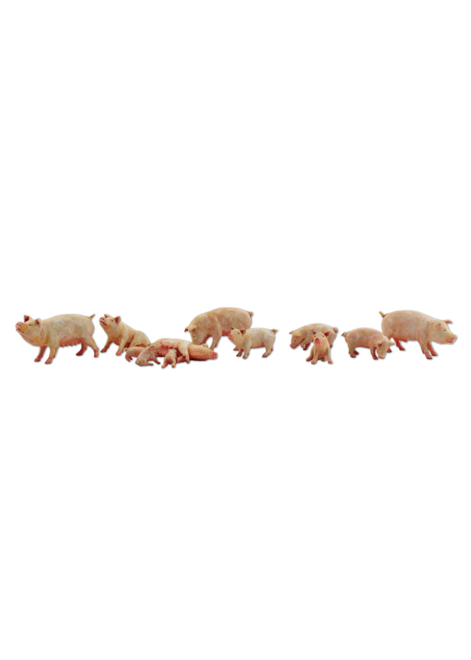Woodland Scenics A2218 - N Scale Yorkshire Pigs