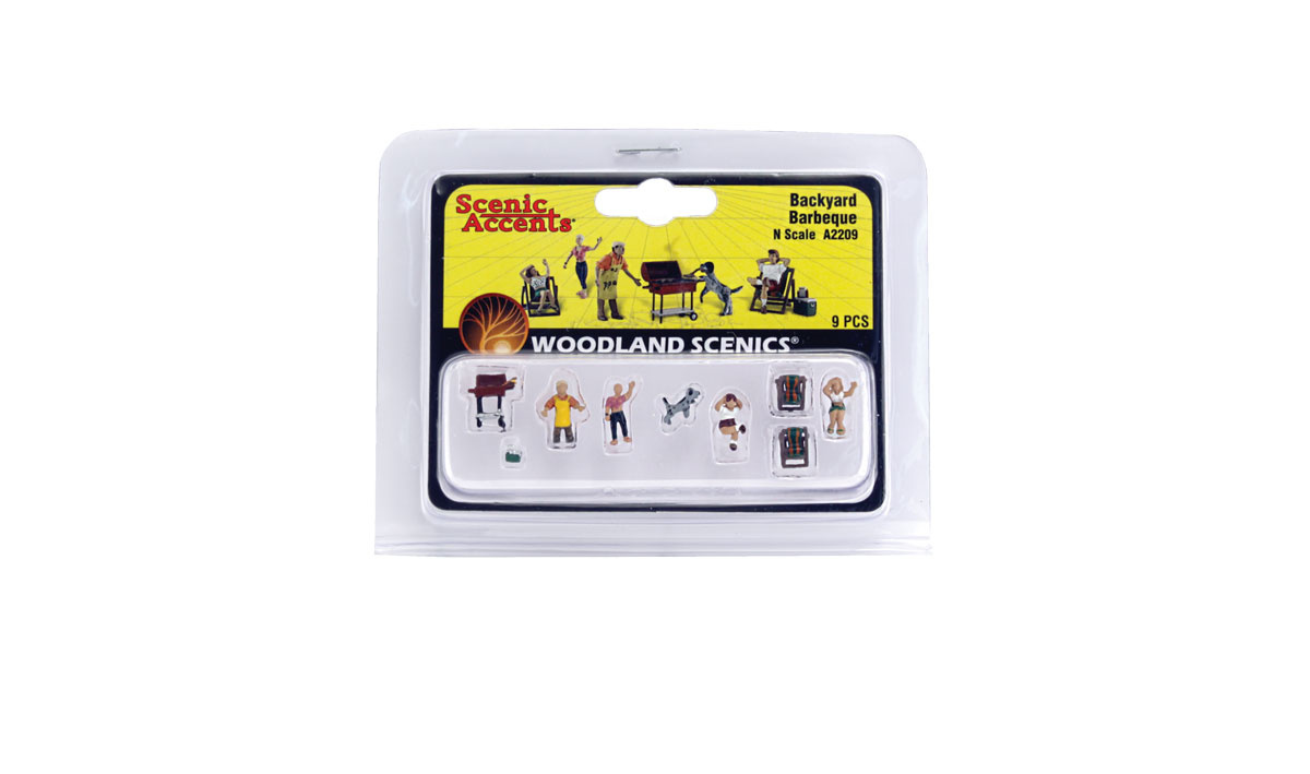 A2209 - N Scale Backyard Barbeque