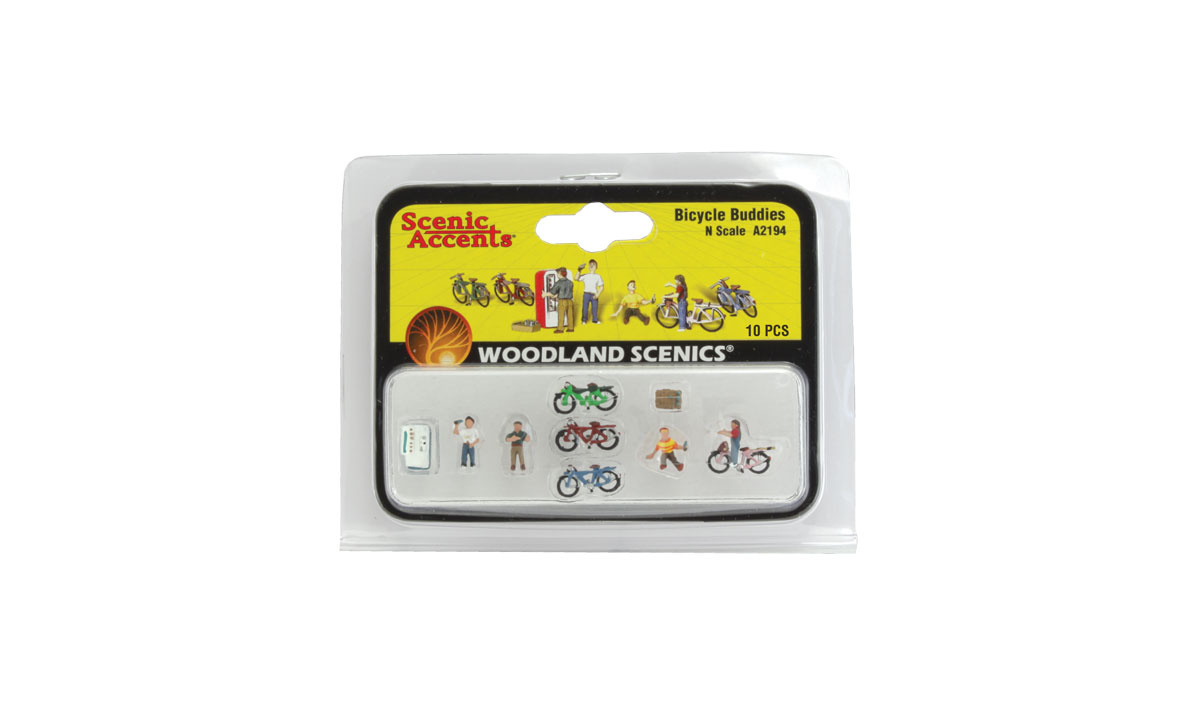 Woodland Scenics 1904 HO Bicycle Buddies
