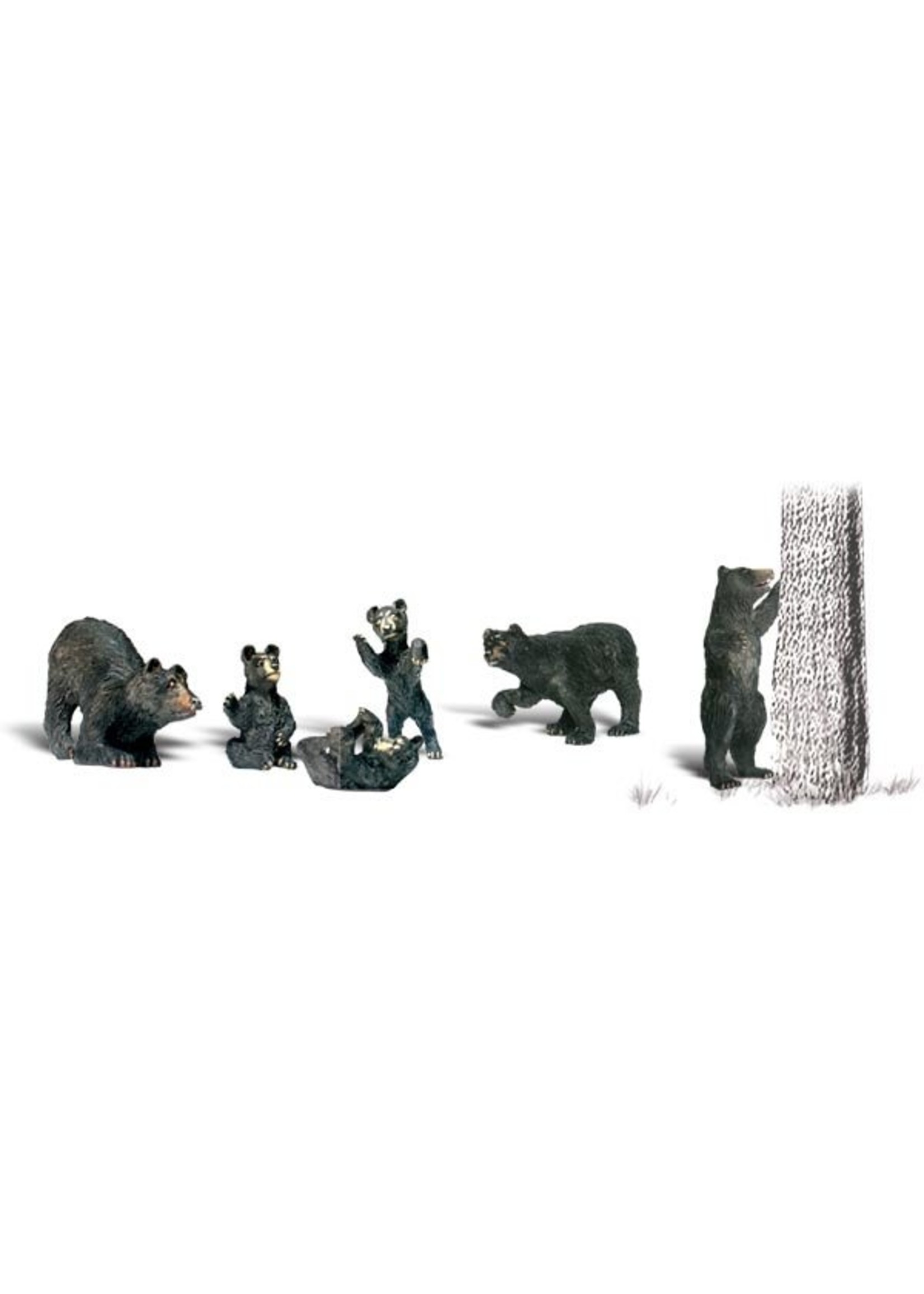 Woodland Scenics A2186 - N Scale Black Bears