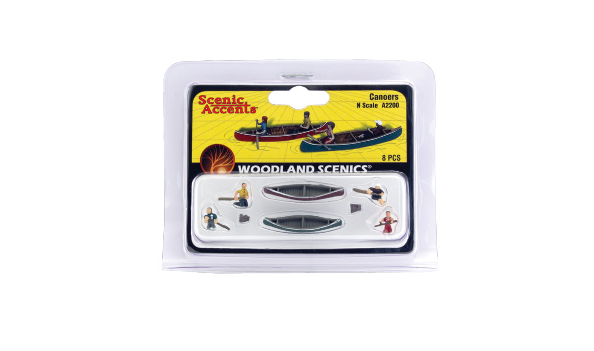 A2200 - N Scale Canoers