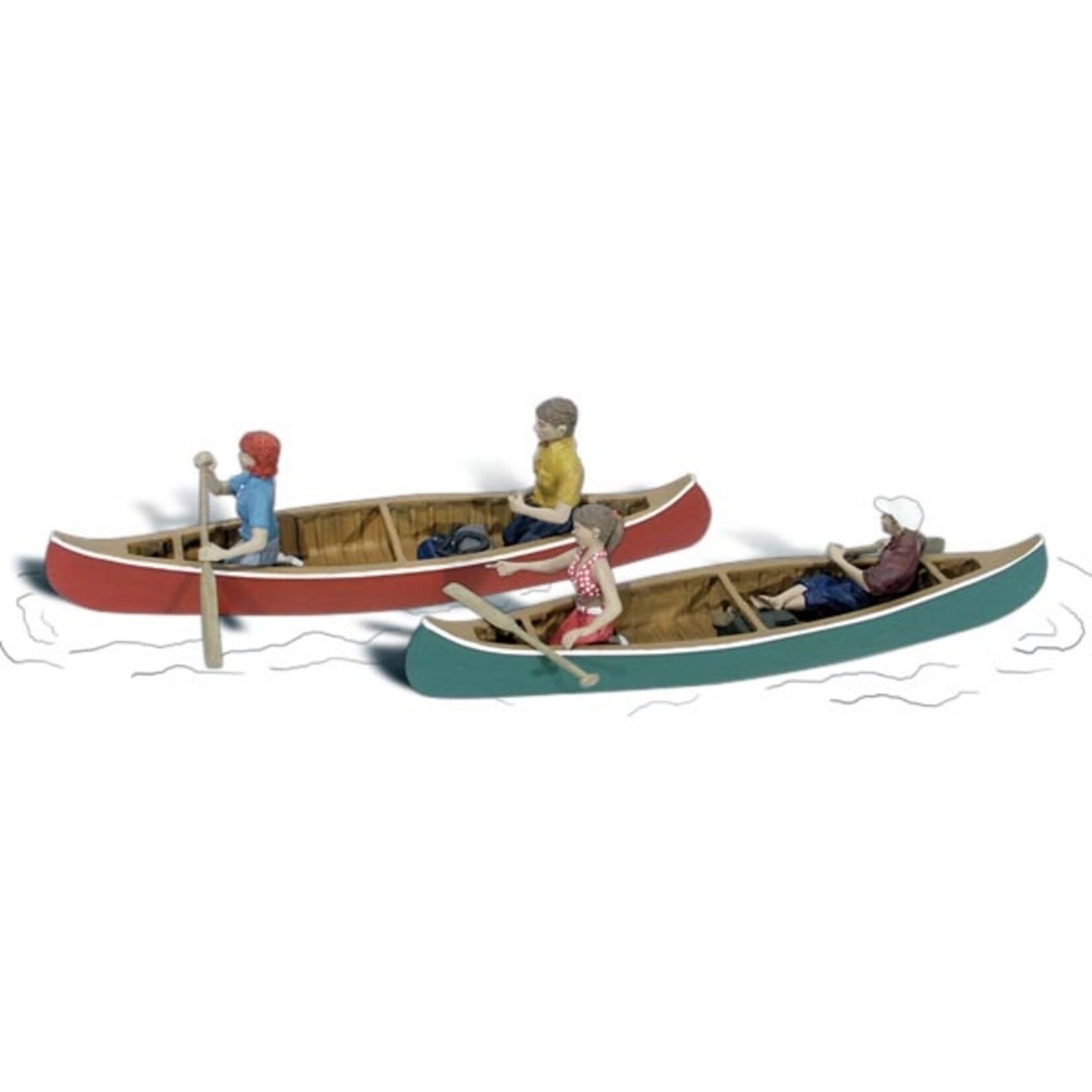 Woodland Scenics A2200 - N Scale Canoers