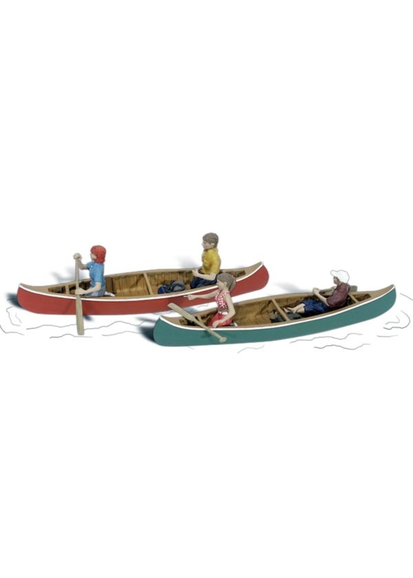 Woodland Scenics A2200 - N Scale Canoers