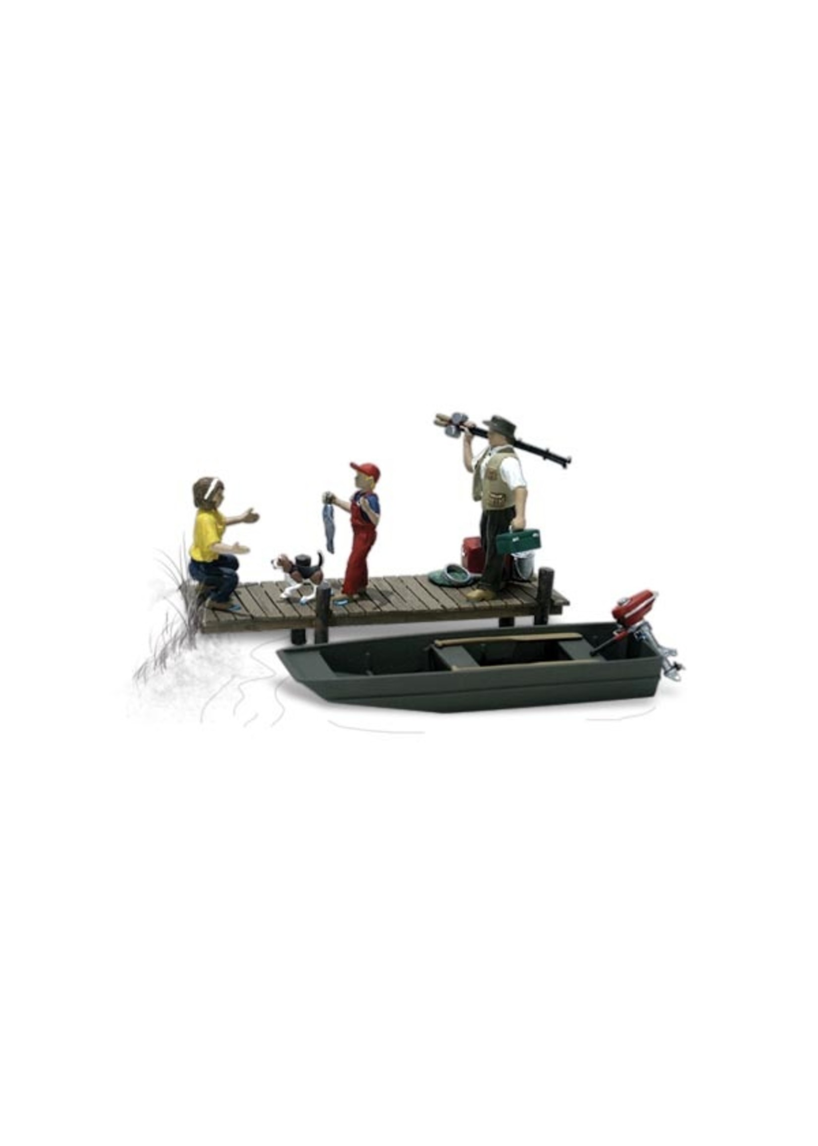 Woodland Scenics A2203 - N Scale Family Fishing