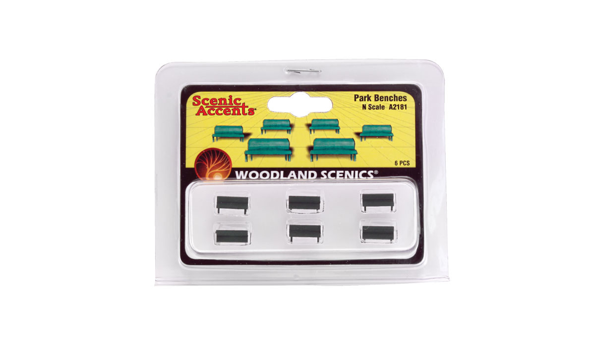 Woodland Scenics A2181 N Scale Park Benches Hub Hobby