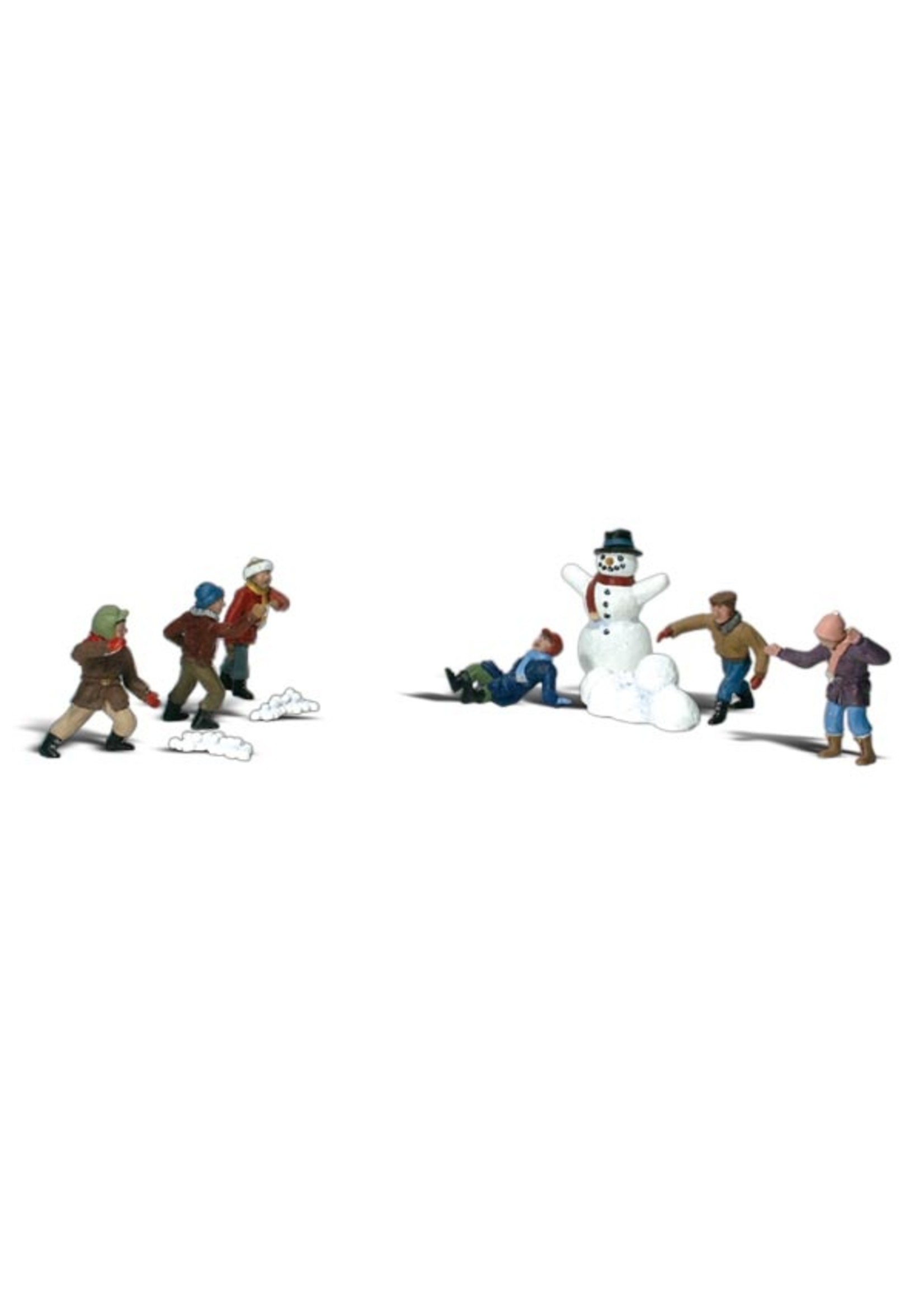 Woodland Scenics A2183 - N Scale Snowball Fight