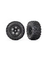 Traxxas 3778 - Black 2.8" Wheels / Sledgehammer Tires