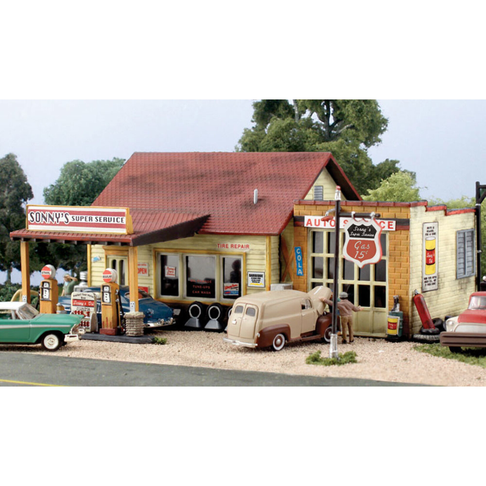 Woodland Scenics PF5203 - N Scale Sonny's Super Service