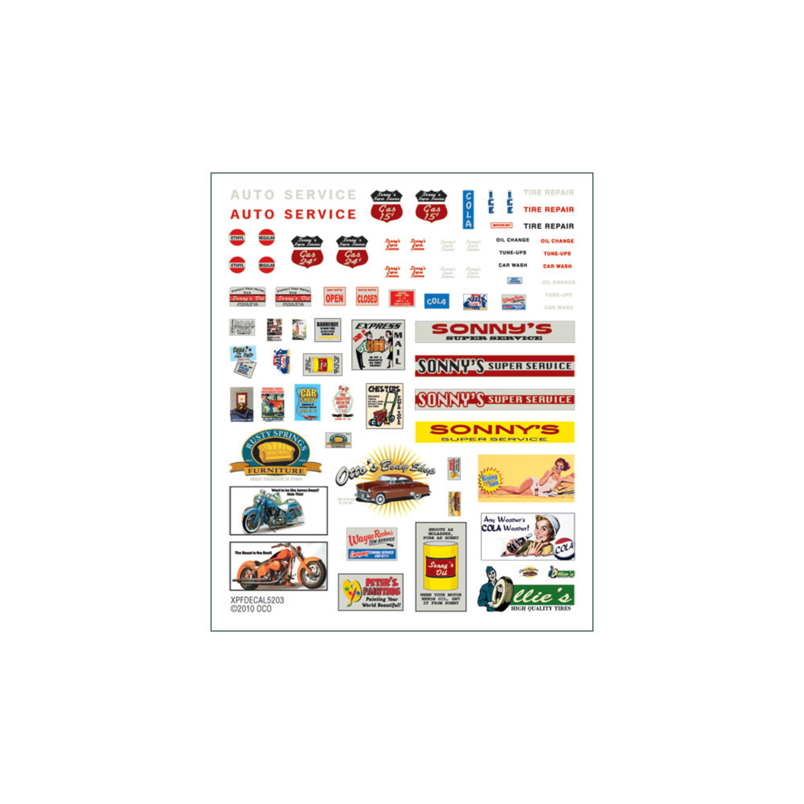 Woodland Scenics PF5203 - N Scale Sonny's Super Service