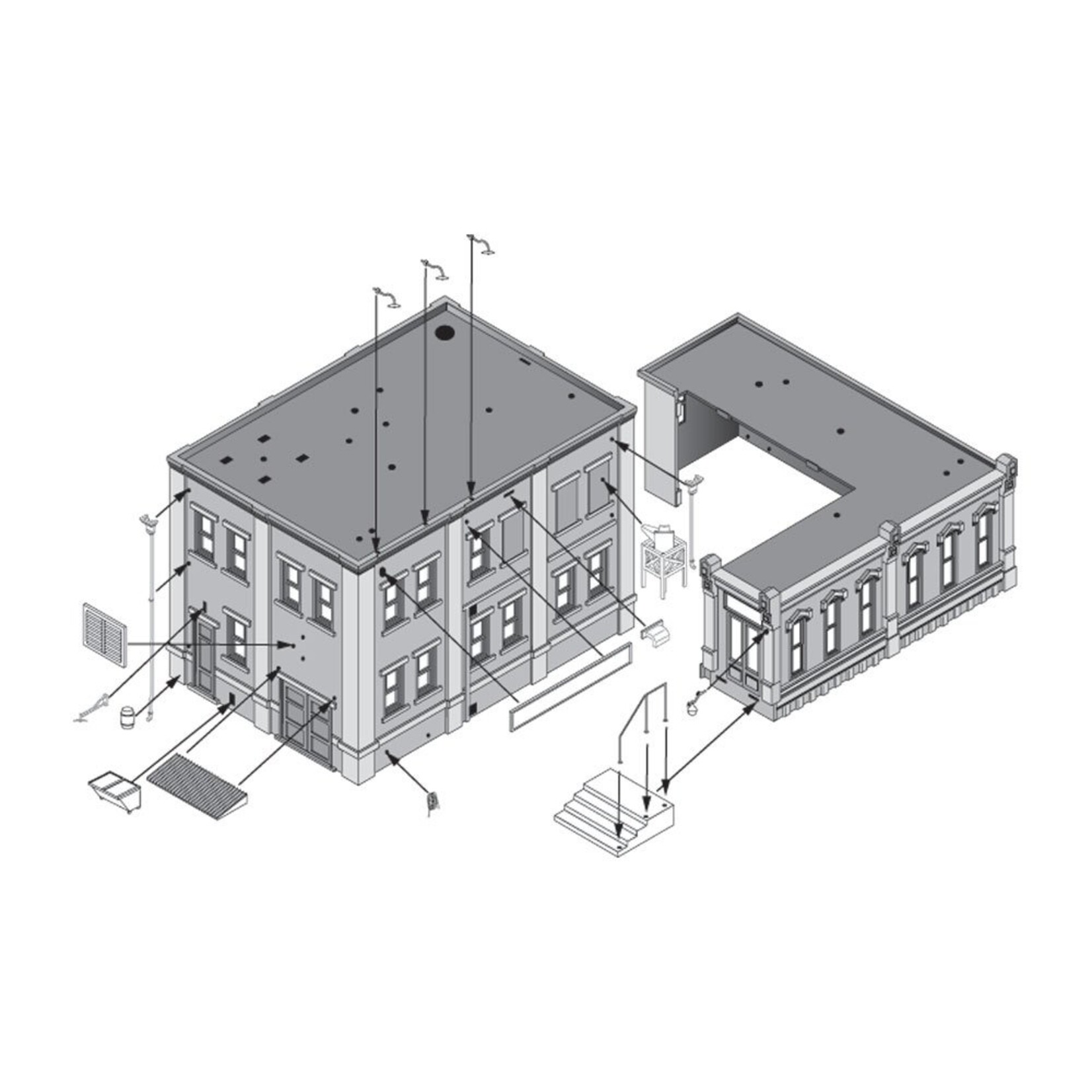 Woodland Scenics PF5204 - N Scale Sicken Tire Company