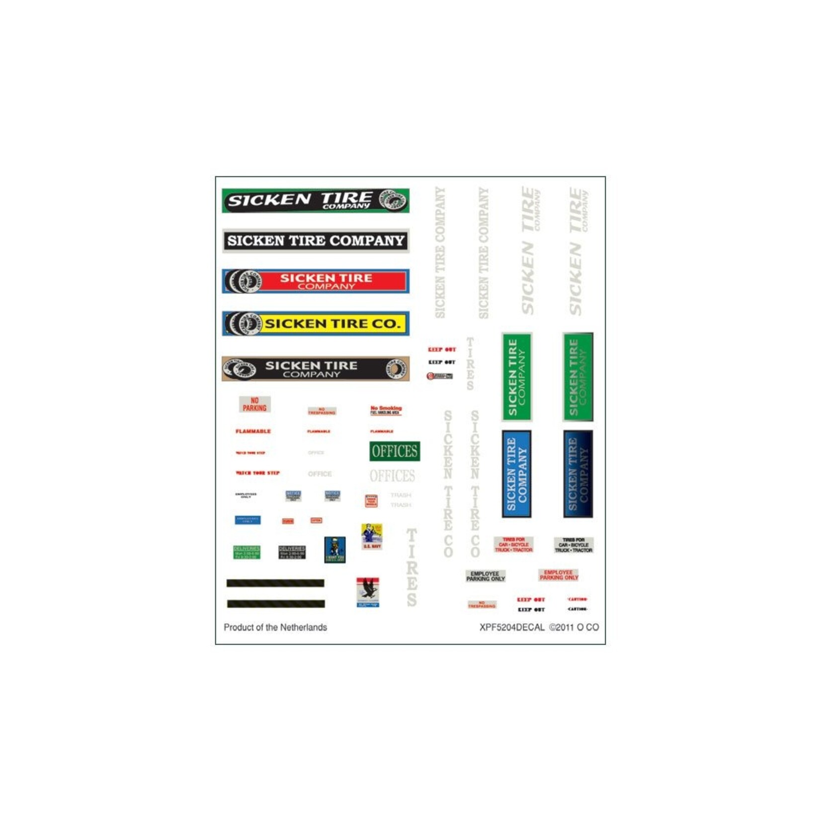 Woodland Scenics PF5204 - N Scale Sicken Tire Company