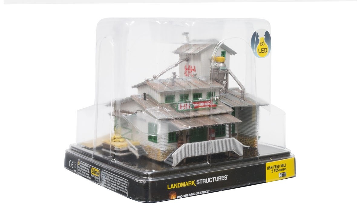 BR4949 - N Scale H&H Feed Mill