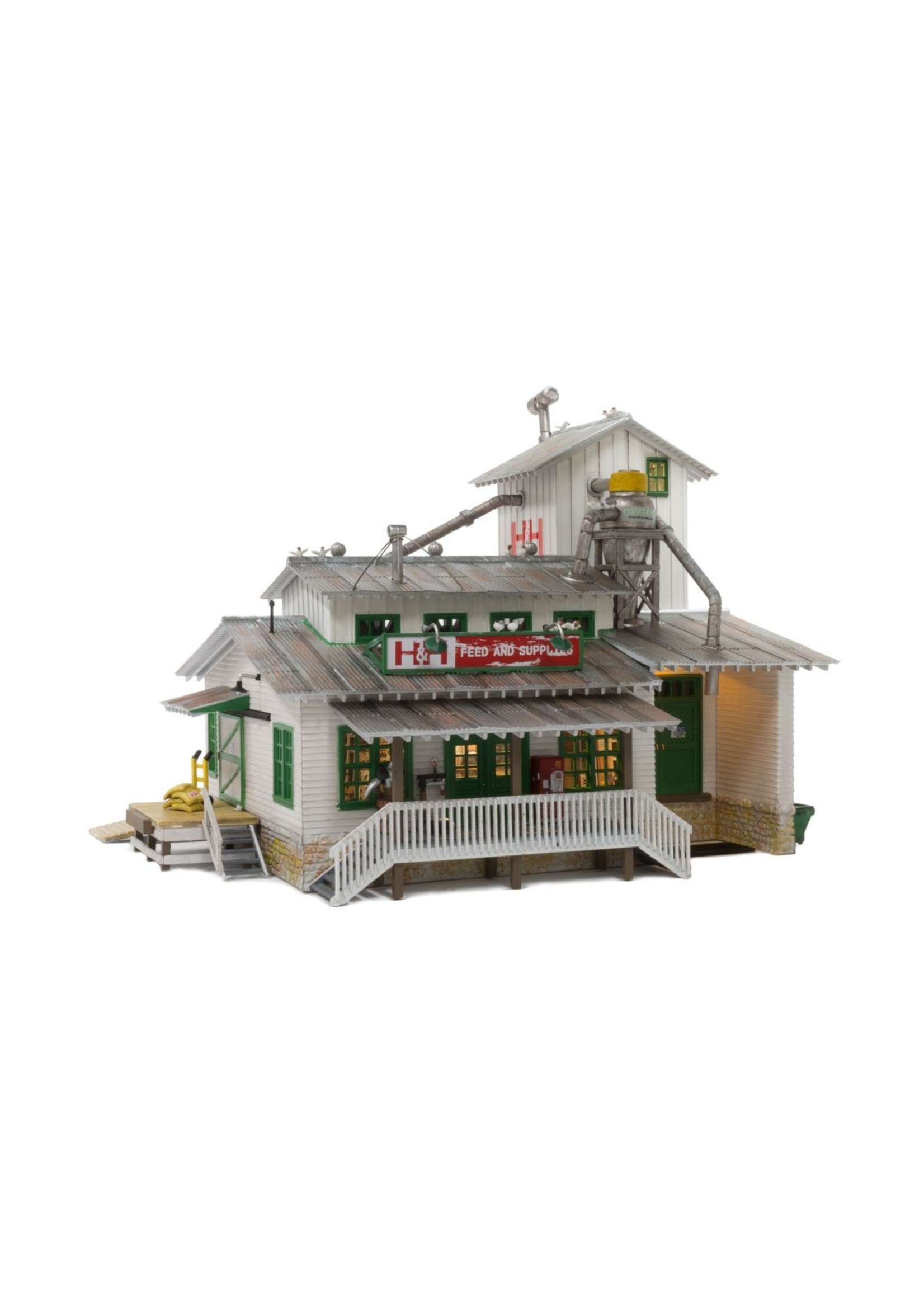 Woodland Scenics BR4949 - N Scale H&H Feed Mill