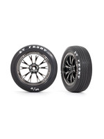 Traxxas 9474X - Weld Black Chrome Wheels / Tires