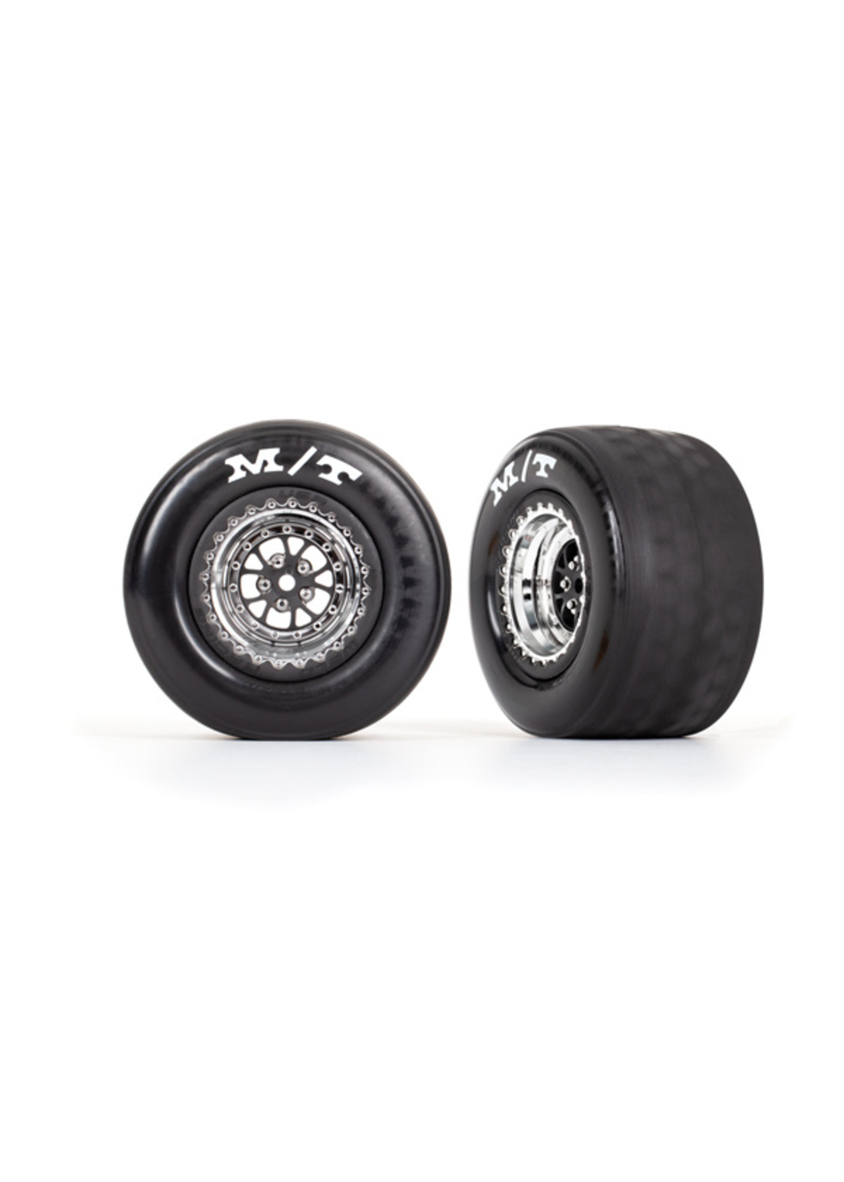 Traxxas 9475R - Weld Chrome Wheels / Tires