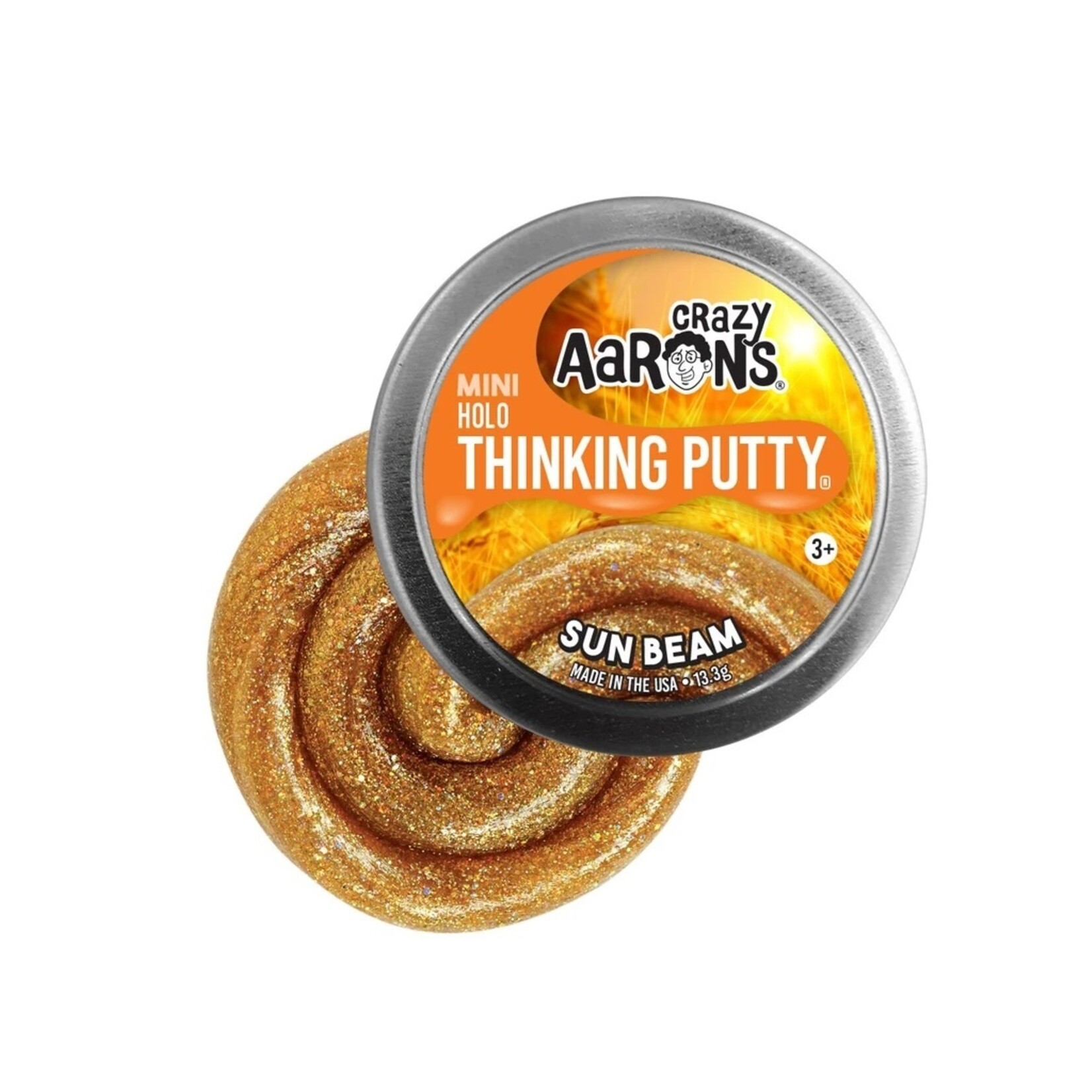 Crazy Aarons Sun Beam Thinking Putty - Mini Tin