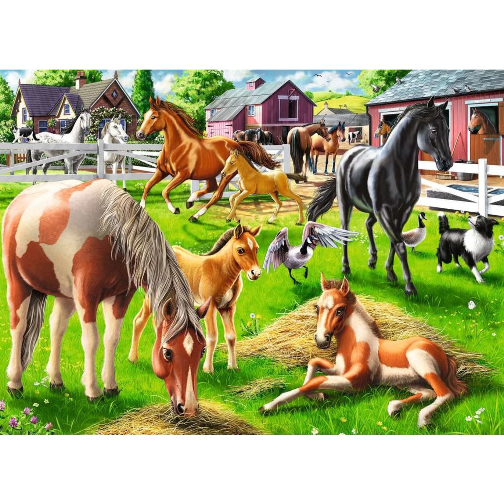 Ravensburger Happy Horses - 60 Piece Puzzle