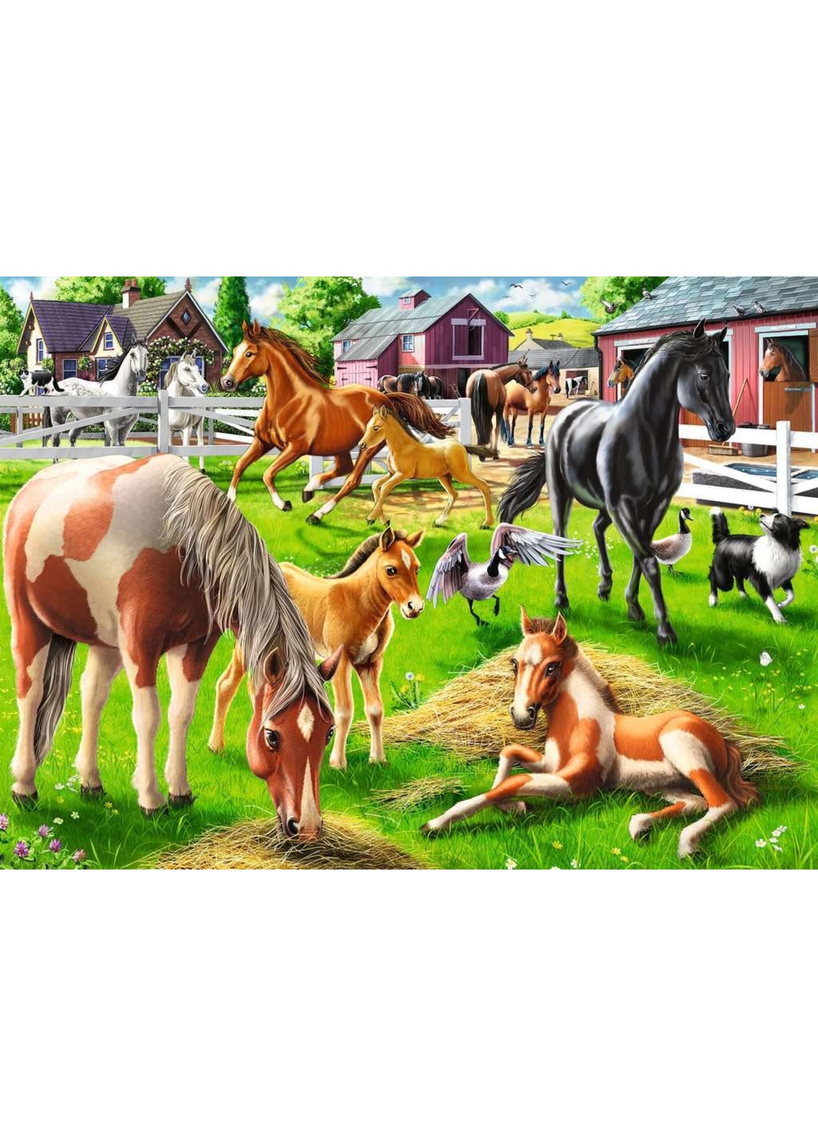 Ravensburger Happy Horses - 60 Piece Puzzle