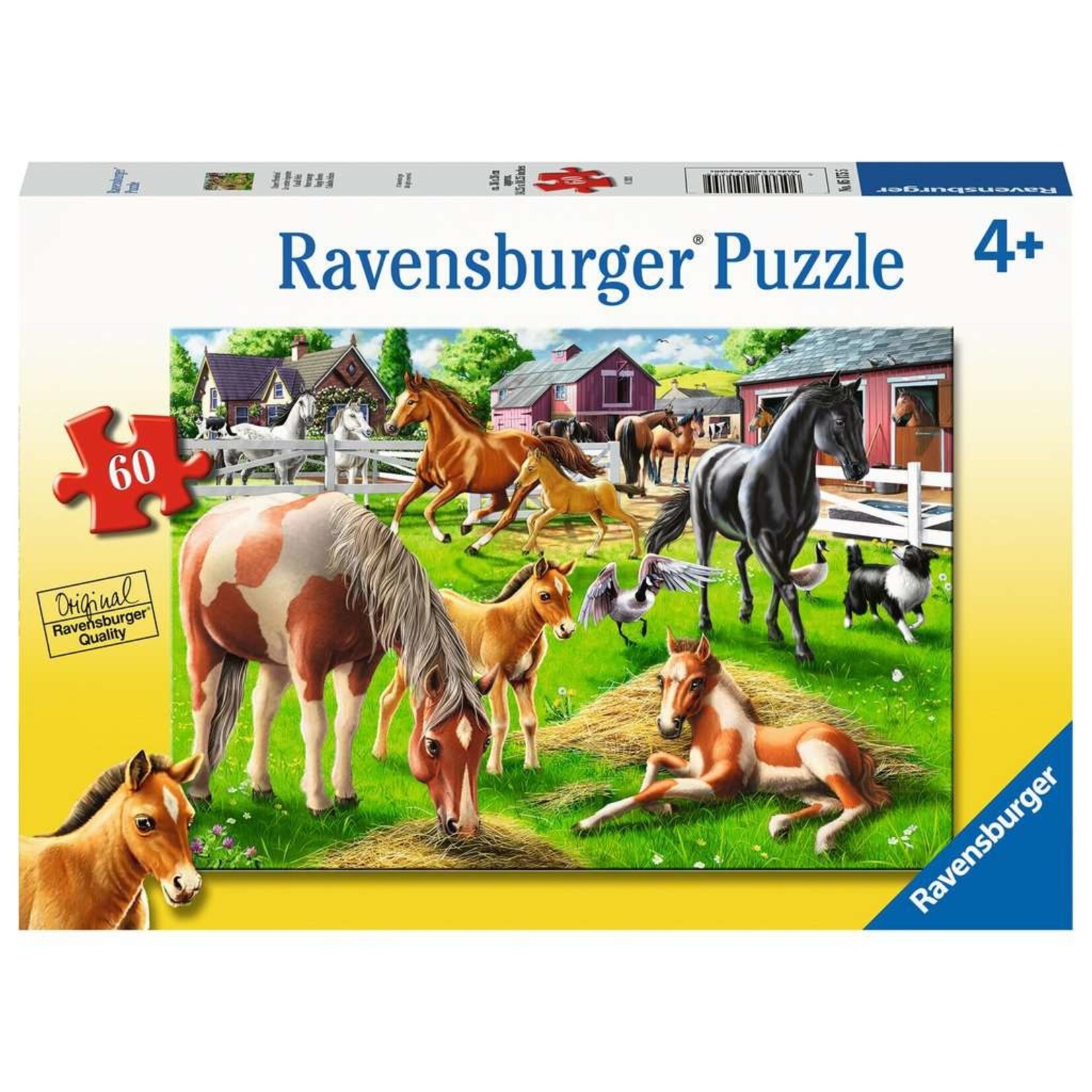 Ravensburger Happy Horses - 60 Piece Puzzle